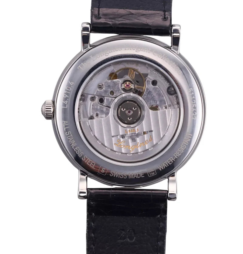 Longines Elegant Collection Automatic Gray Dial Watch L49104722