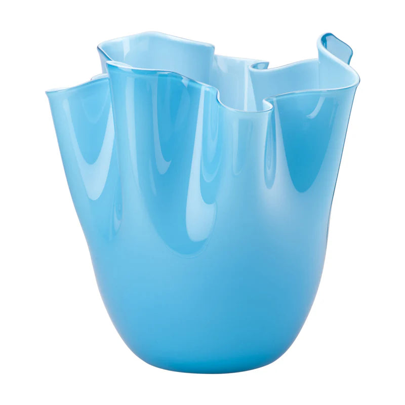 Venini Fazzoleto Opalino Vase