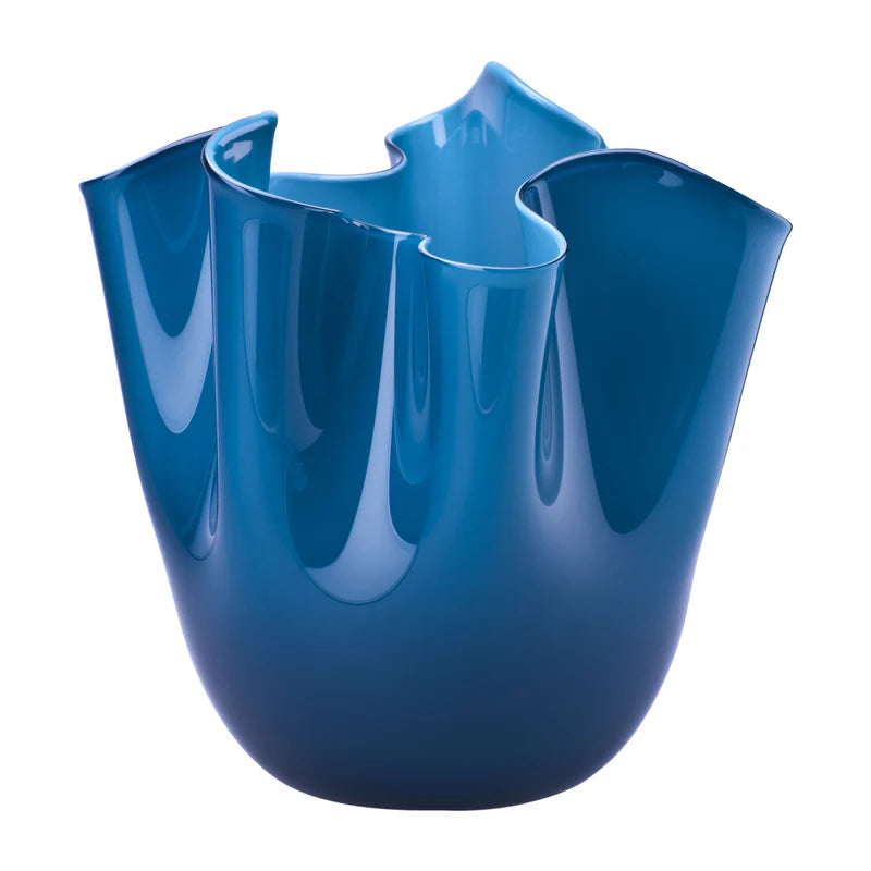 Venini Fazzoleto Opalino Vase