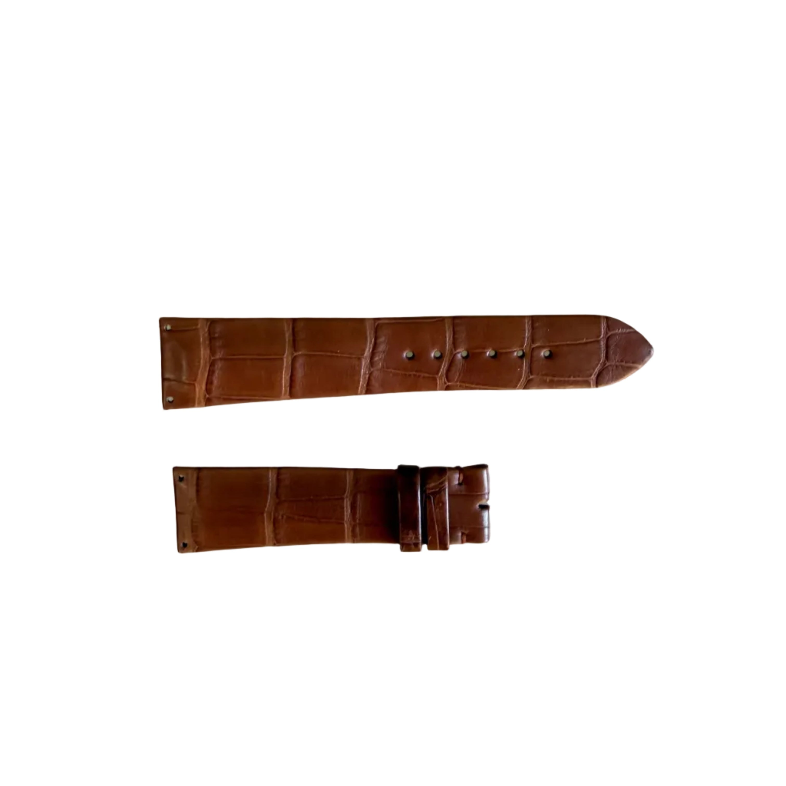 Authentic Audemars Piguet Brown Alligator Watch Band Strap 17mm