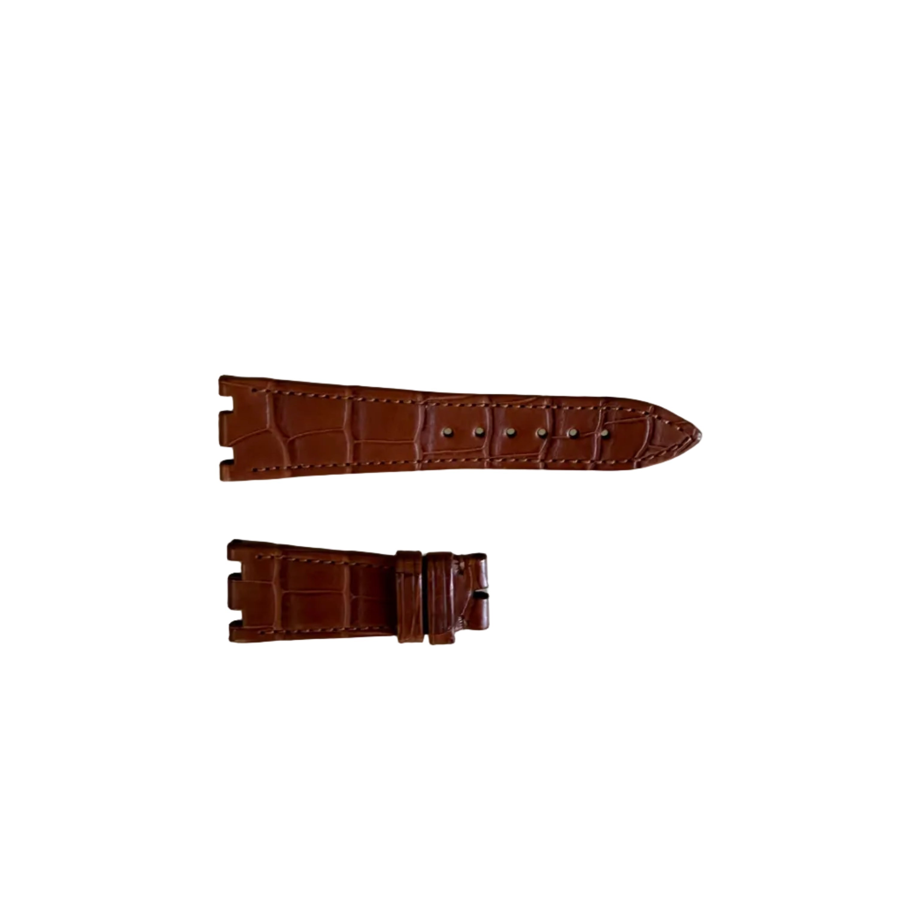 Authentic Audemars Piguet Brown Crocodile Watch Band Strap 21.5mm