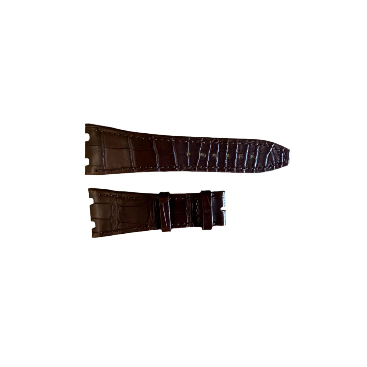 Authentic Audemars Piguet Royal Oak Brown Alligator Watch Strap Band 22mm