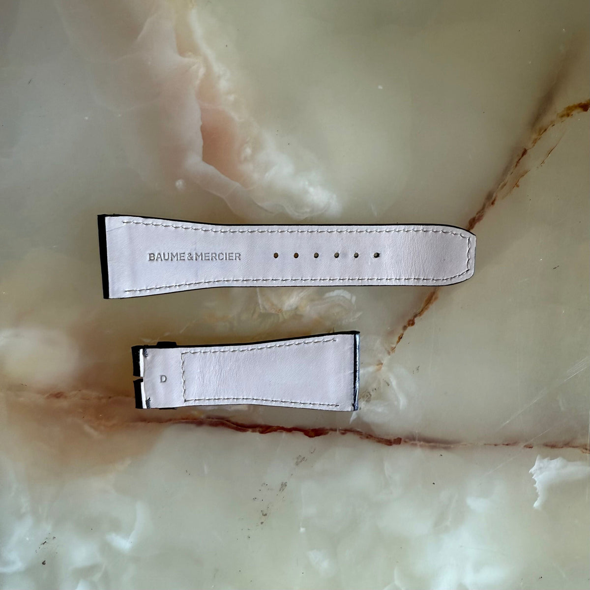 Authentic Baume & Mercier Black Alligator Watch Strap Band 29mm
