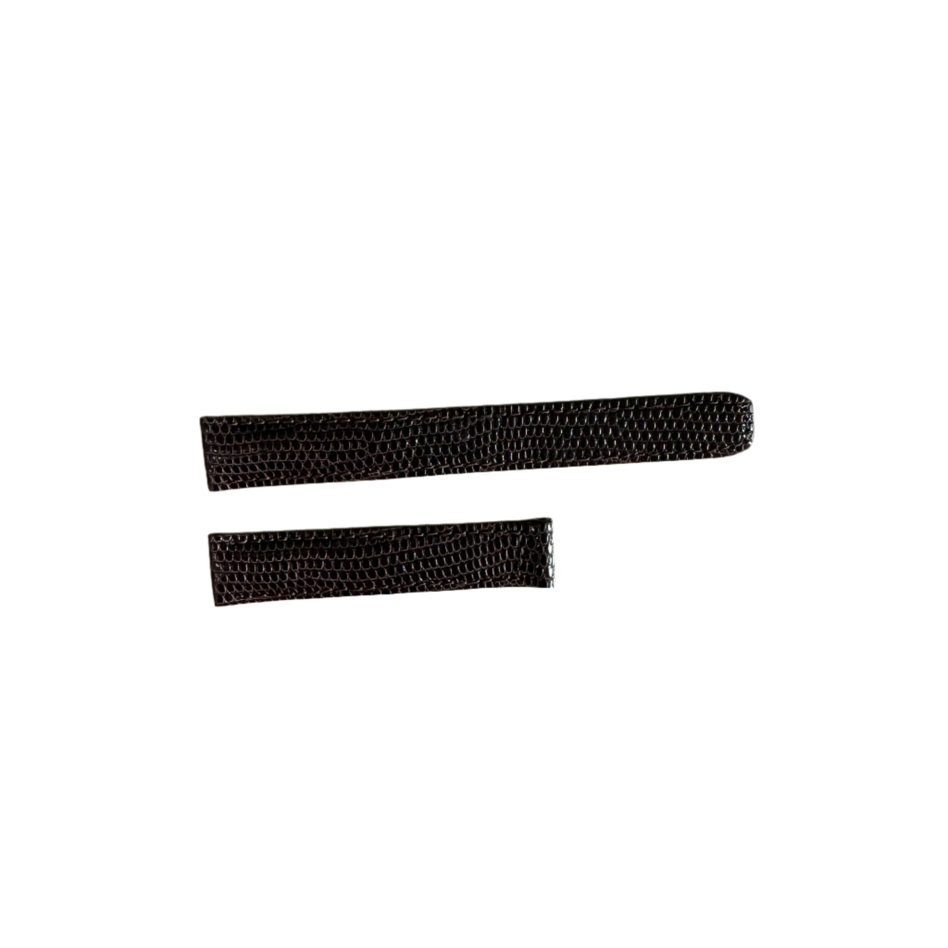 Authentic Baume & Mercier Brown Lizard Watch Strap Band 15mm