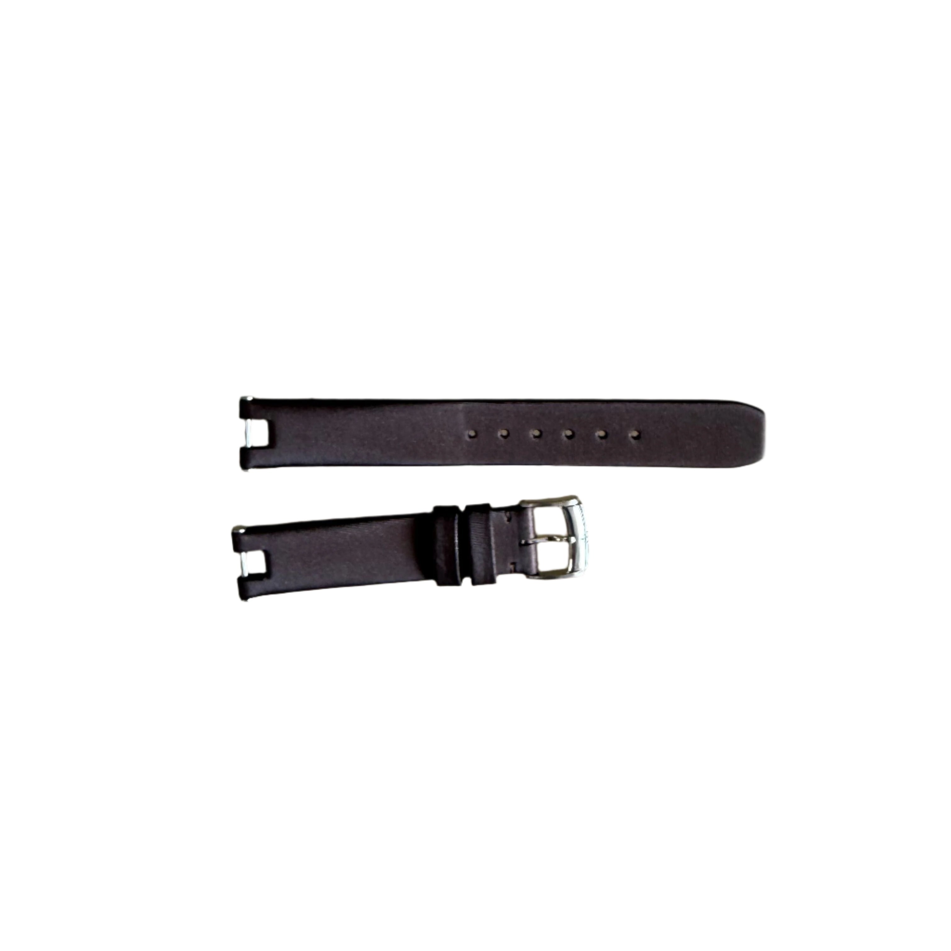 Authentic Baume & Mercier Brown Satin Watch Strap Band 14mm with Buckle