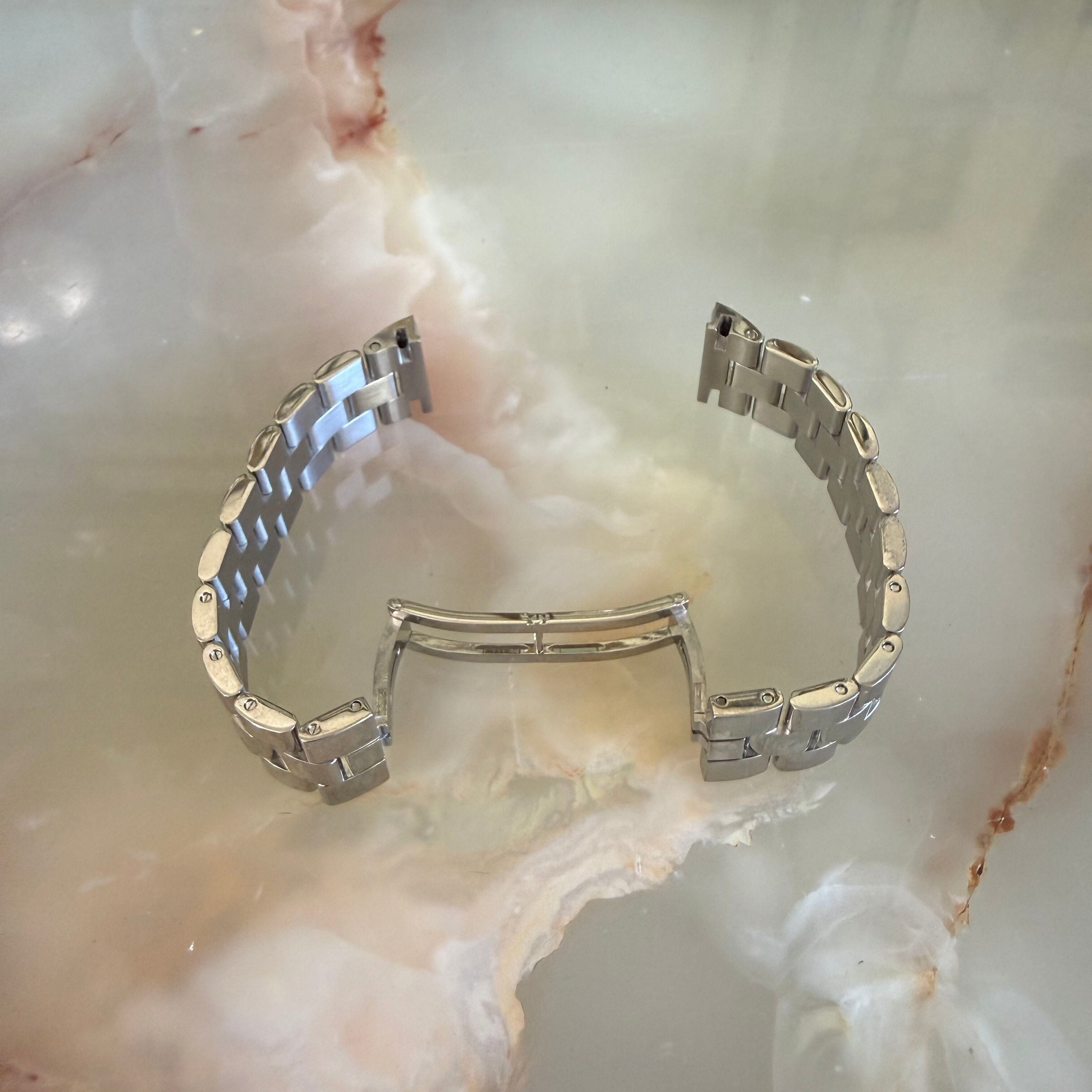 Authentic Baume & Mercier Stainless Steel 15mm Watch Bracelet BNM0700015