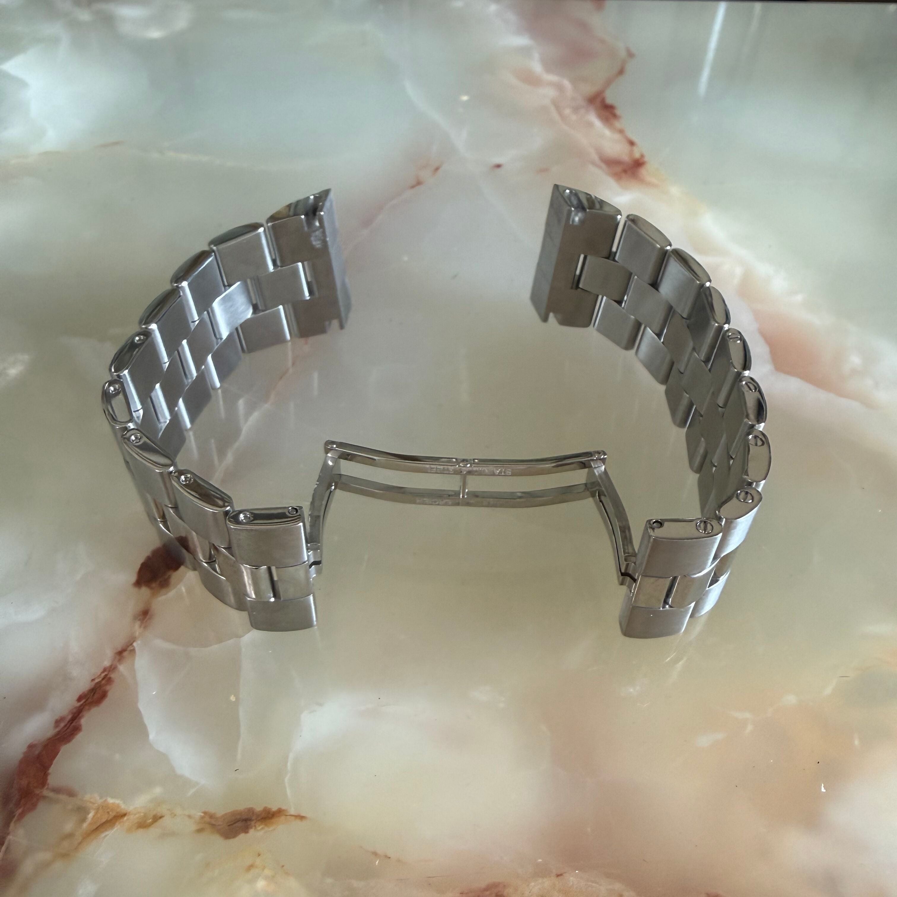 Authentic Baume & Mercier Stainless Steel 25mm Watch Bracelet BNM0700049
