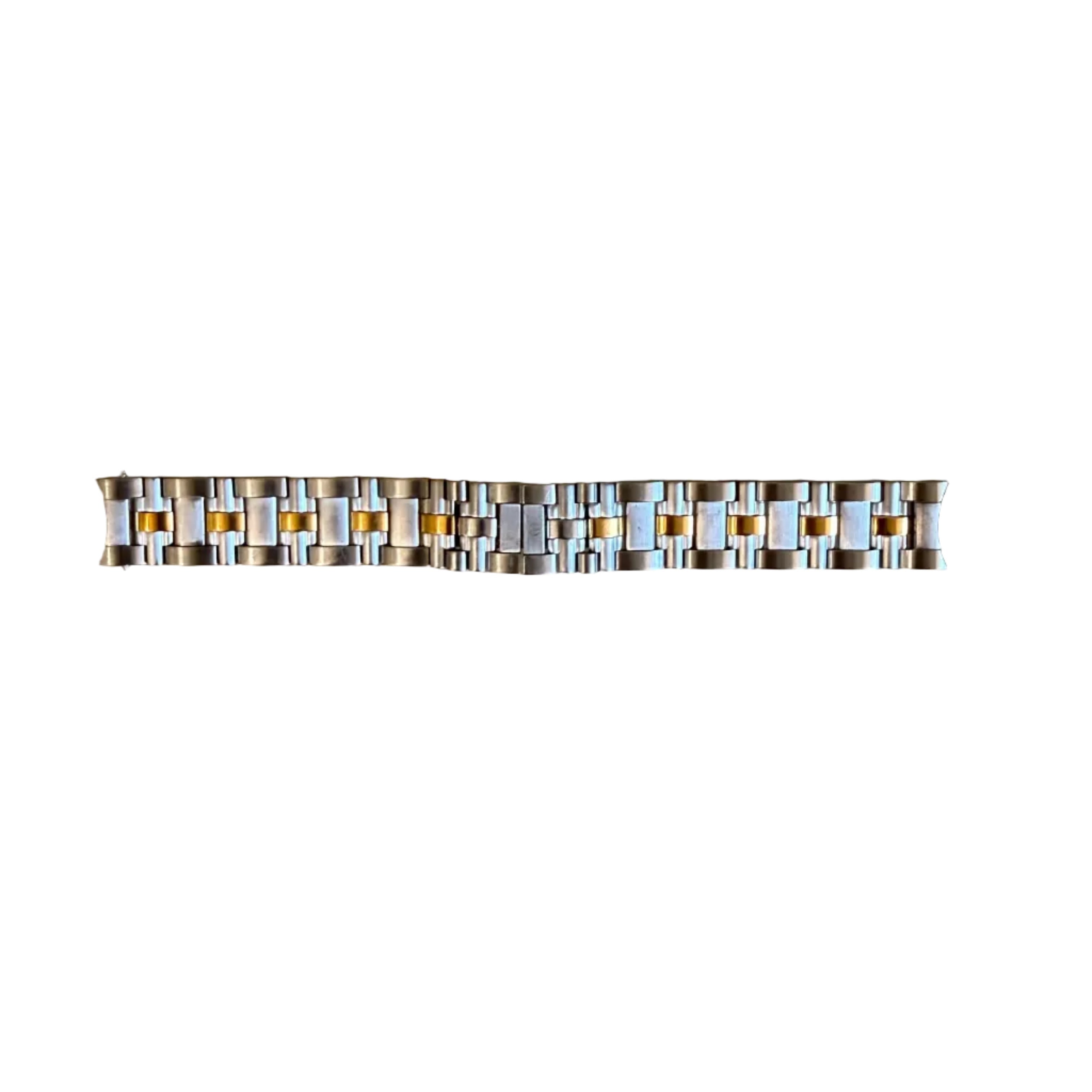 Authentic Baume & Mercier Two Tone Stainless Steel 18mm Watch Bracelet