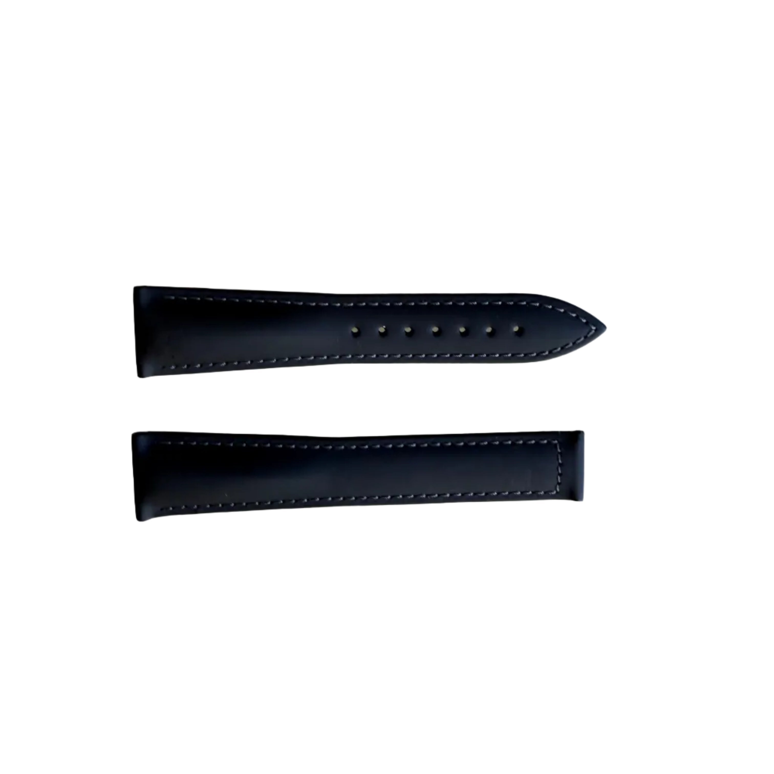 Authentic Blancpain Black Rubber Grey Stitching Watch Band Strap 20mm