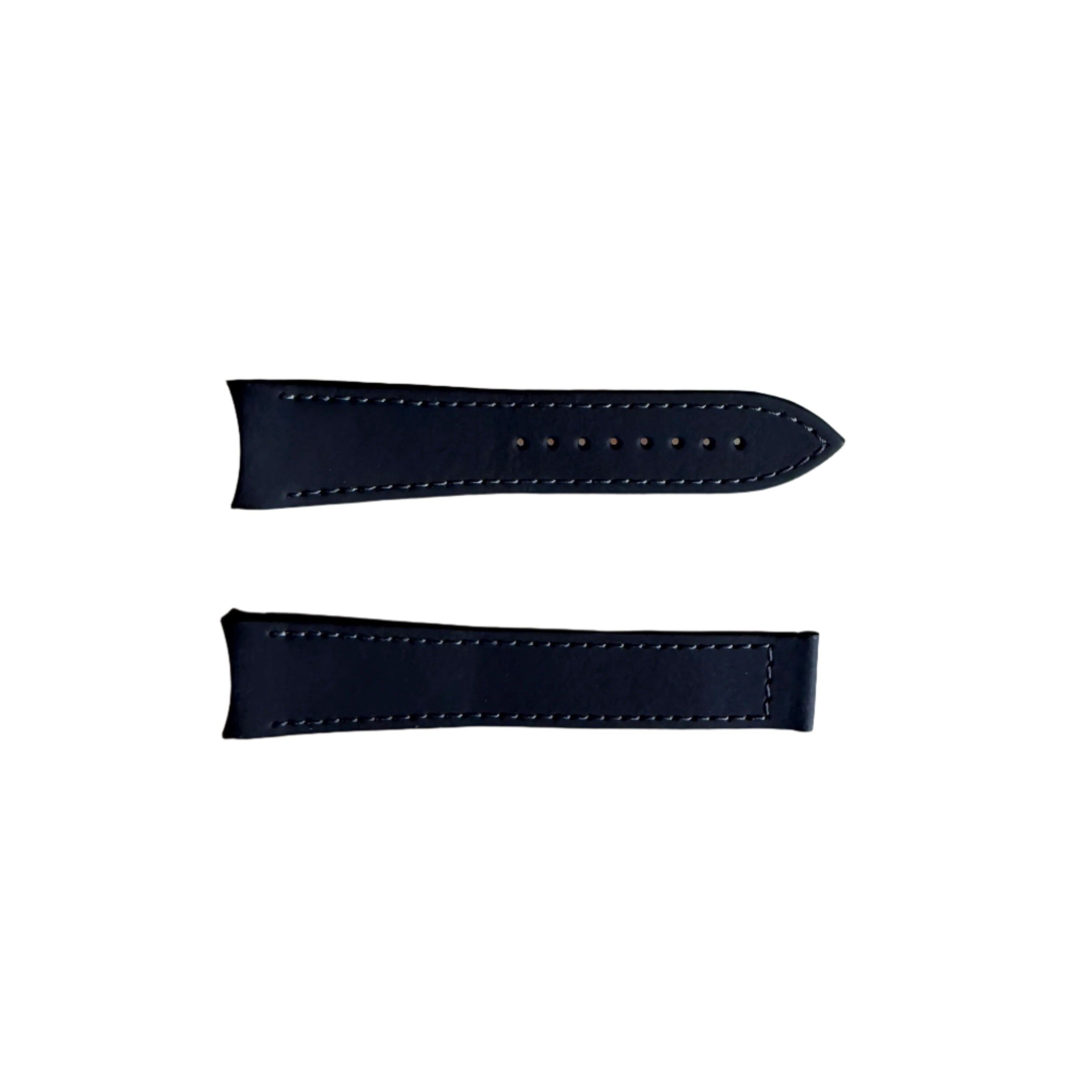 Authentic Blancpain Black Rubber Watch Strap Band 22mm
