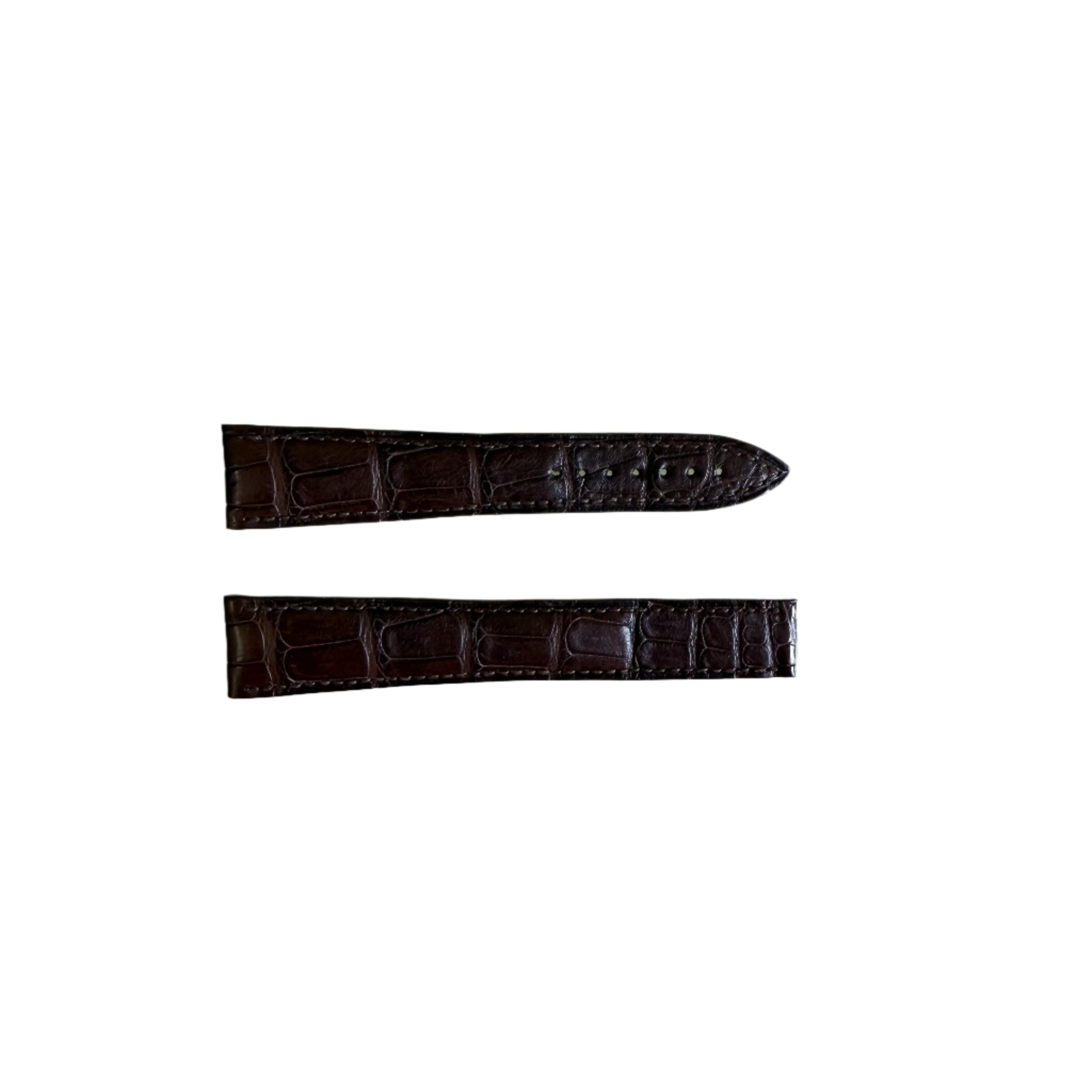Authentic Blancpain Brown Alligator Watch Strap Band 20mm