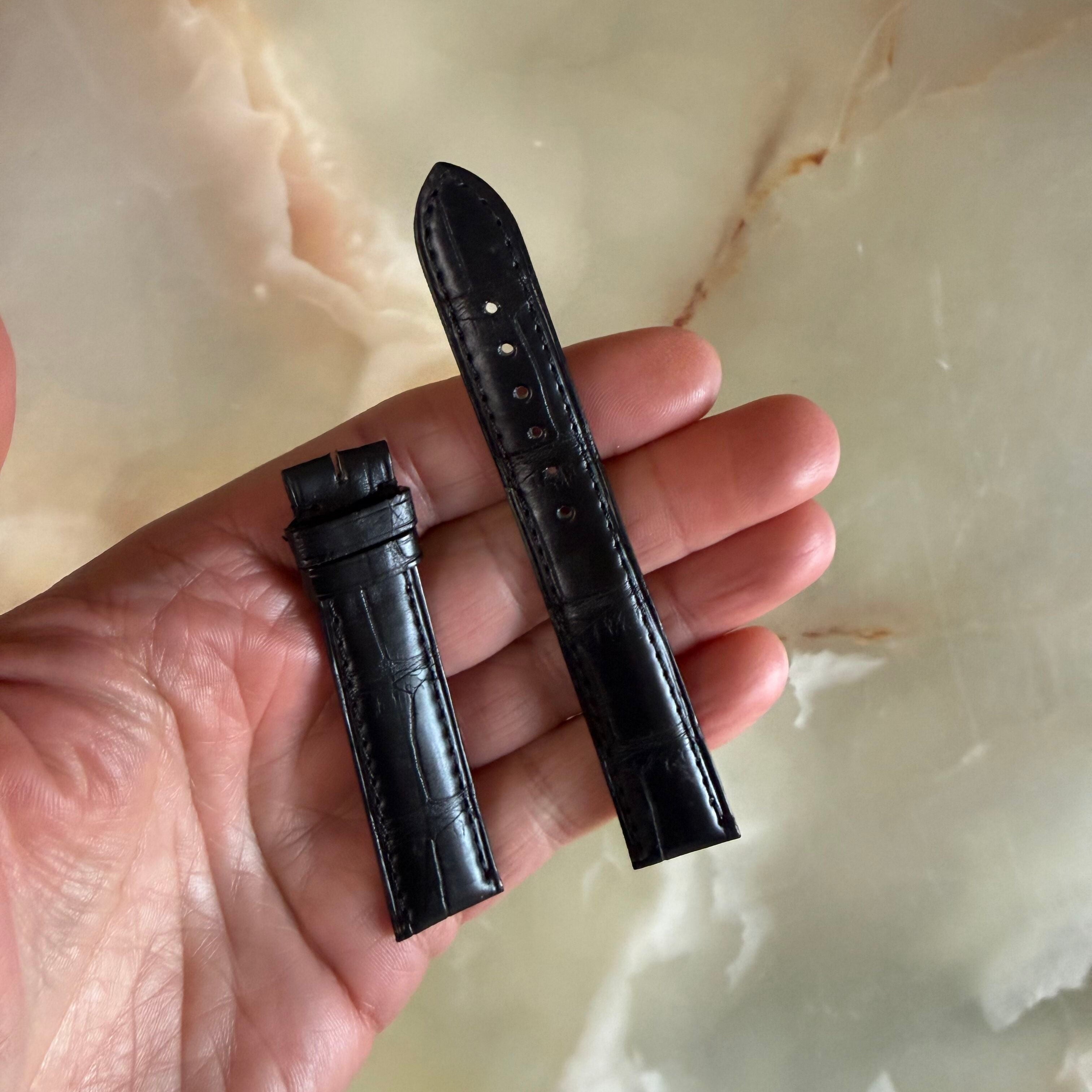 Authentic Breguet Black Alligator Watch Band Strap 16mm