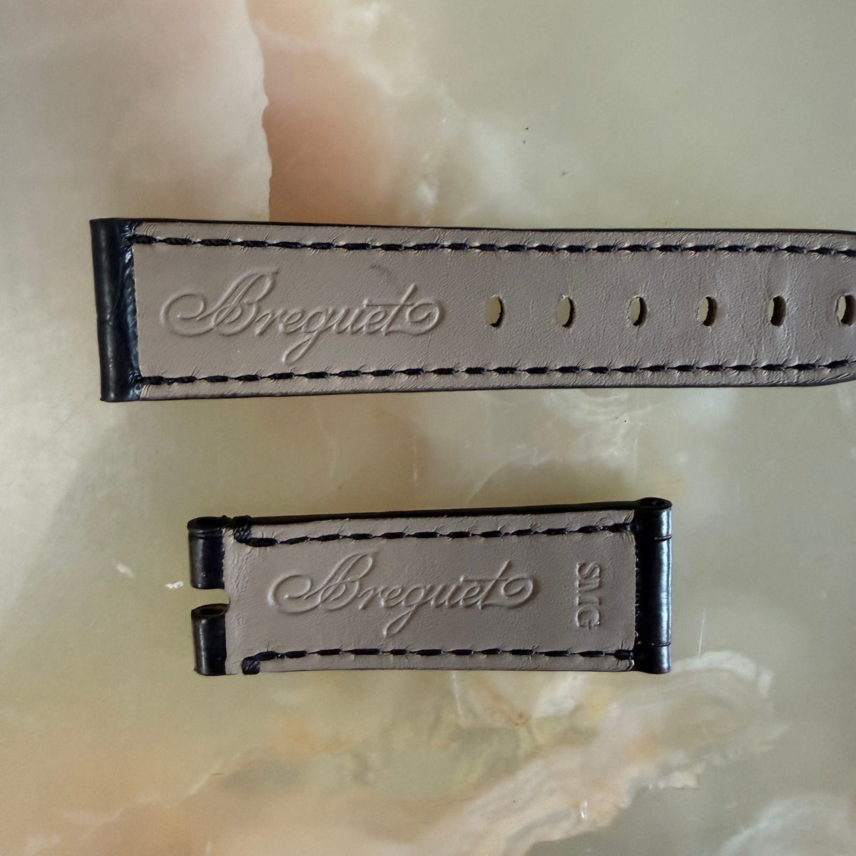 Authentic Breguet Black Alligator Watch Band Strap 18mm