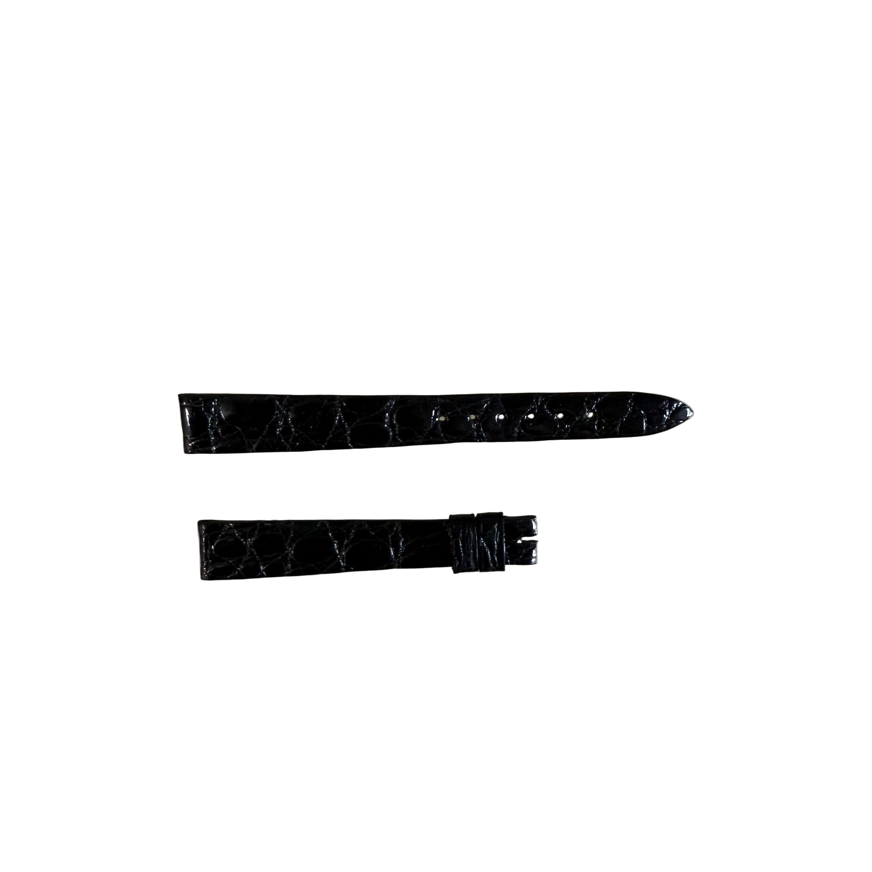 Authentic Breguet Black Crocodile Watch Strap Band 12mm