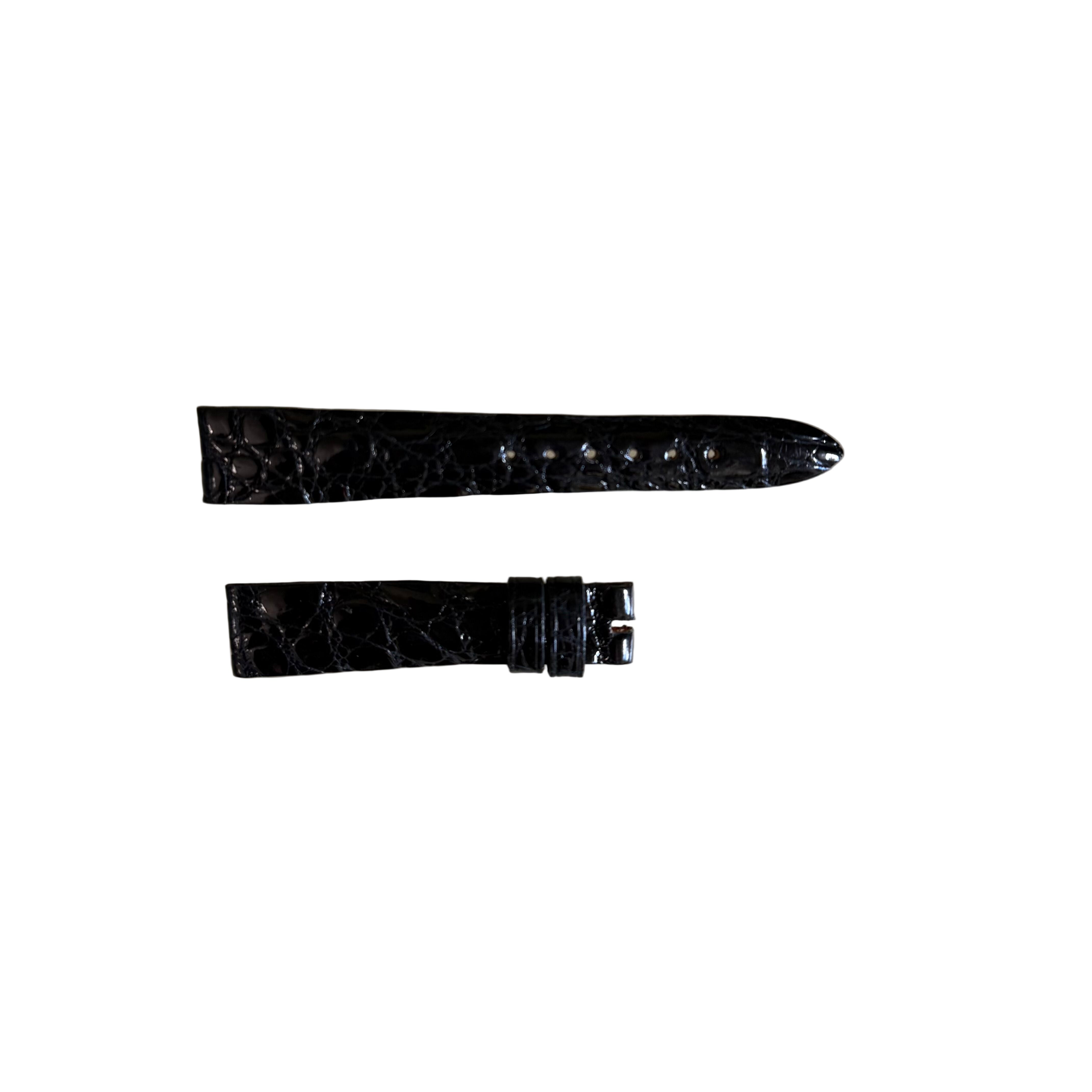 Authentic Breguet Black Crocodile Watch Strap Band 14mm