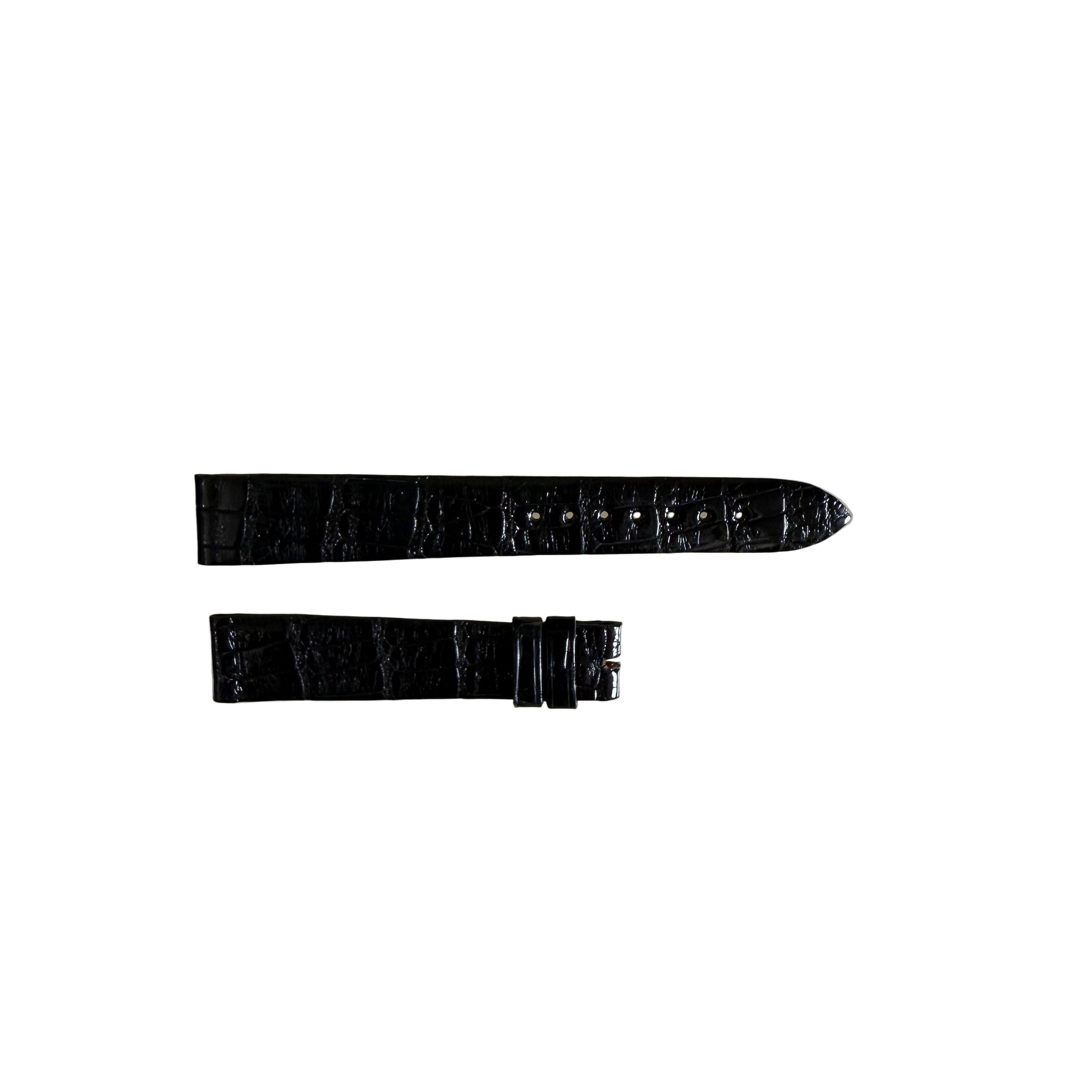 Authentic Breguet Black Crocodile Watch Strap Band 16mm