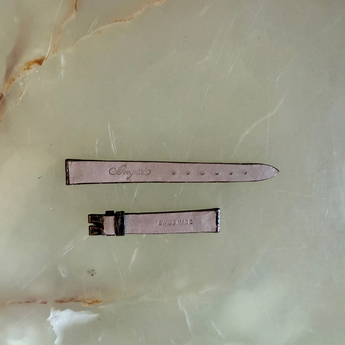 Authentic Breguet Brown Crocodile Watch Strap Band 12.5mm