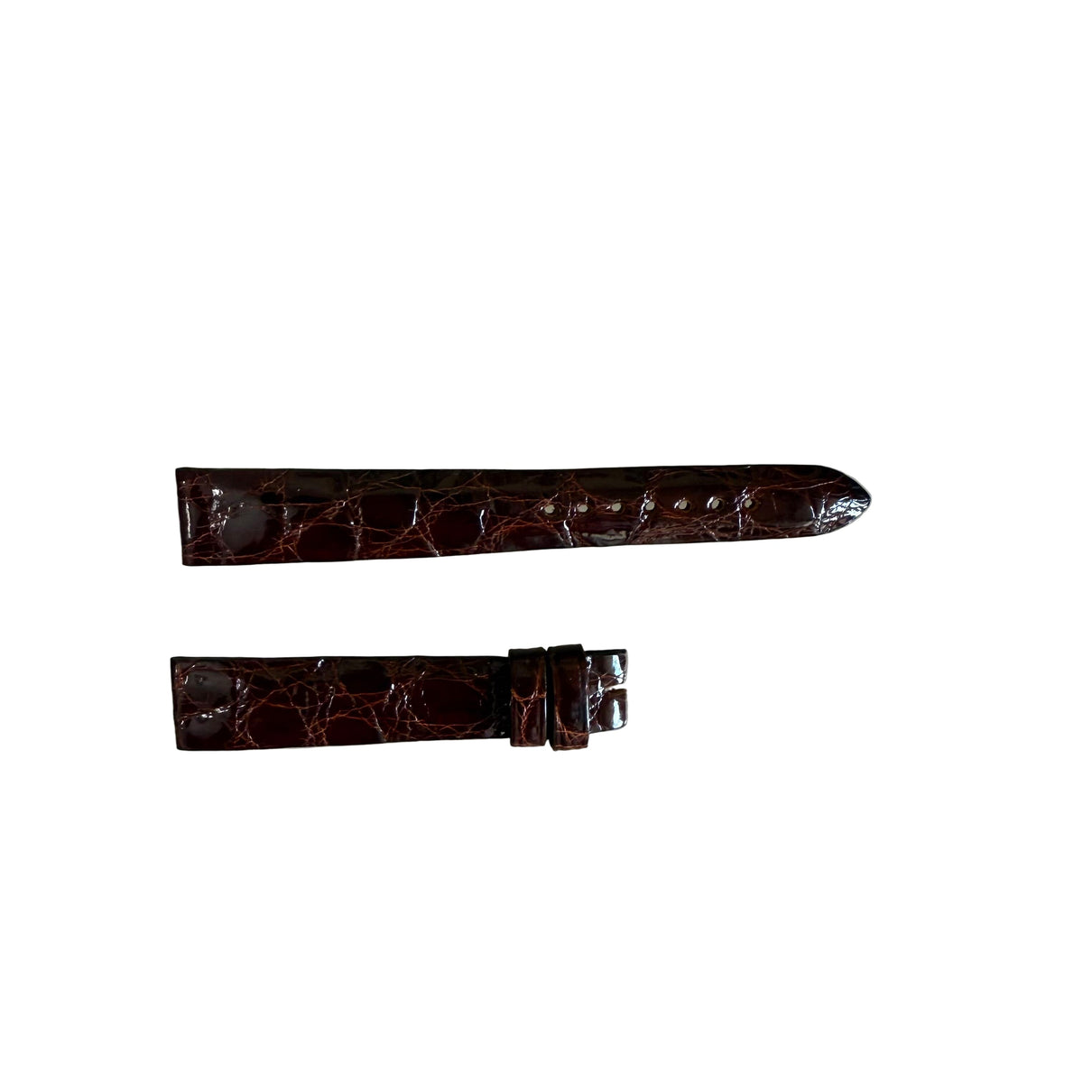 Authentic Breguet Brown Crocodile Watch Strap Band 14.5mm