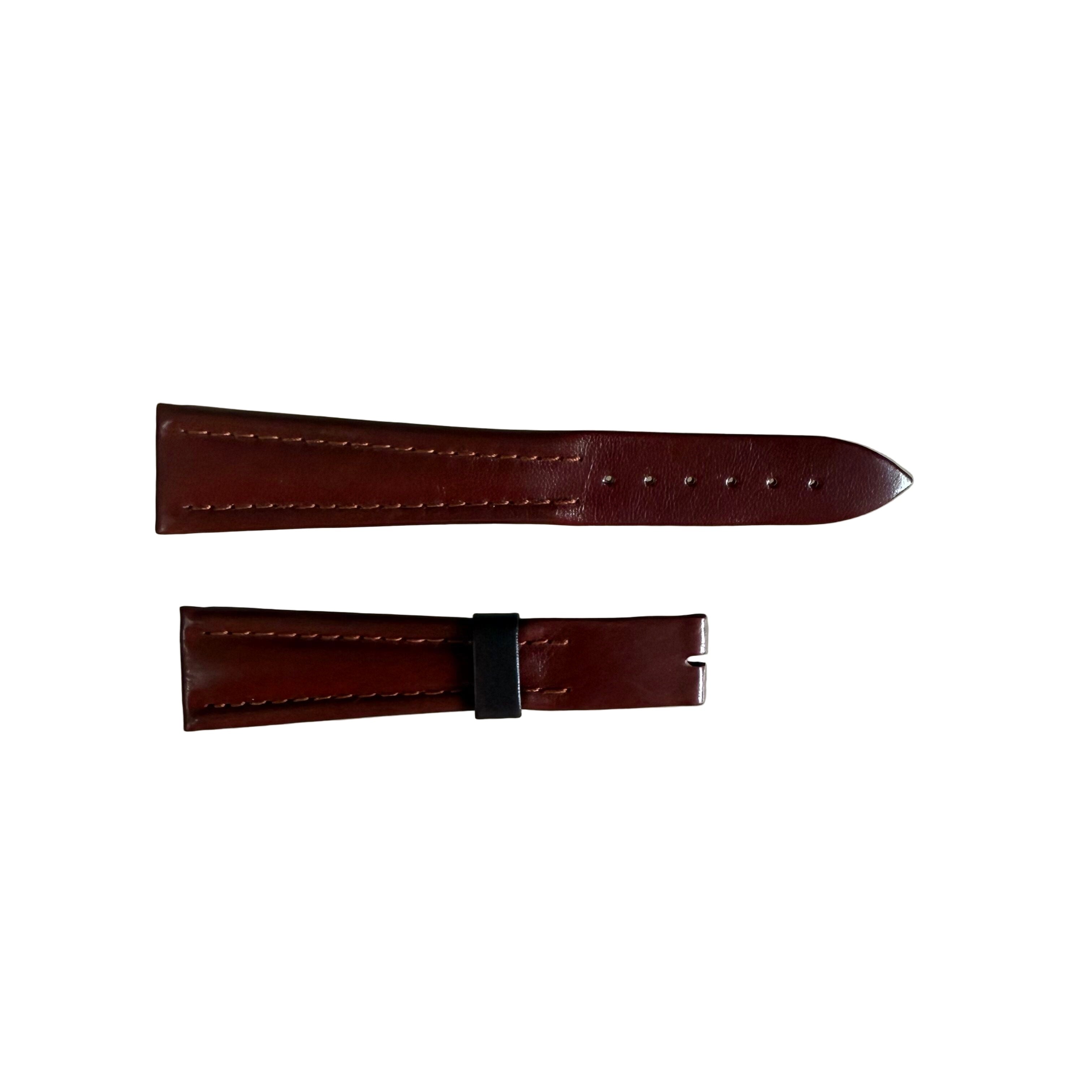 Authentic Breguet Brown Genuine Leather Watch Strap Band 22mm