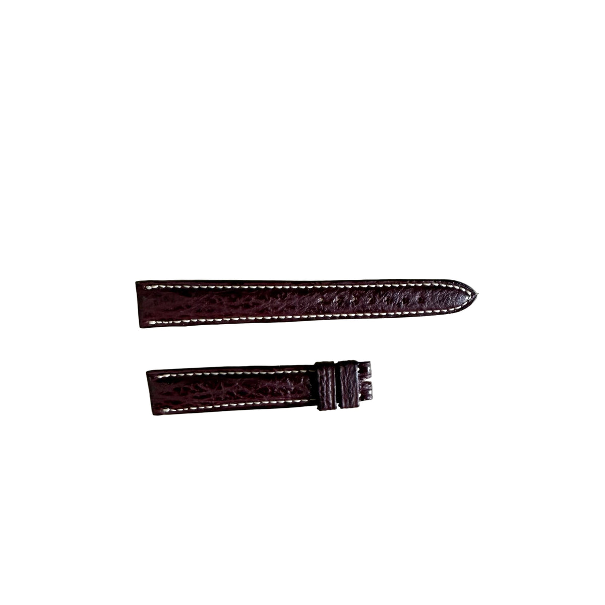 Authentic Breguet Burgundy Shark Watch Strap Band 14.5mm Padded & Stitched
