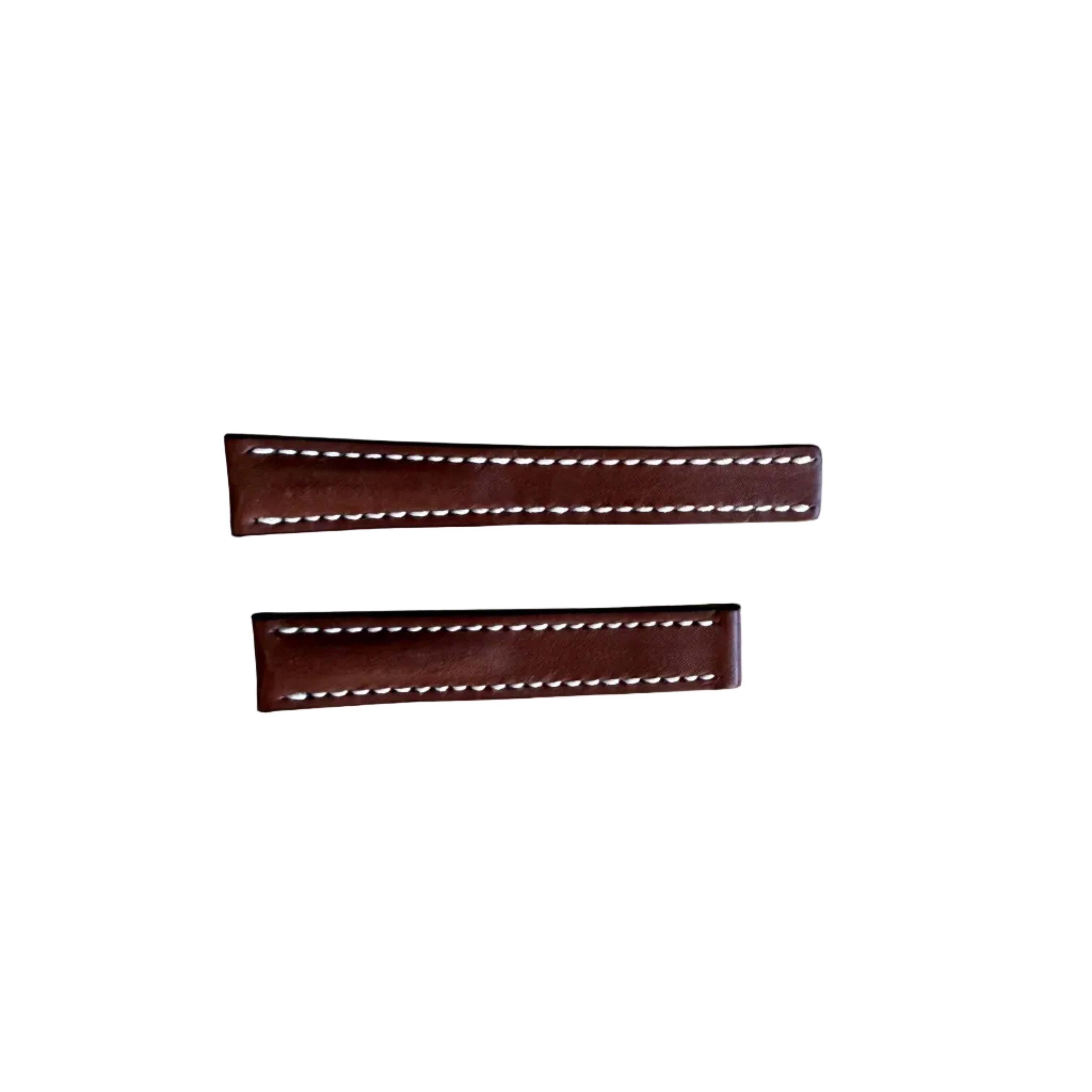 Authentic Breitling Brown Leather Watch Strap Band 16mm 411X