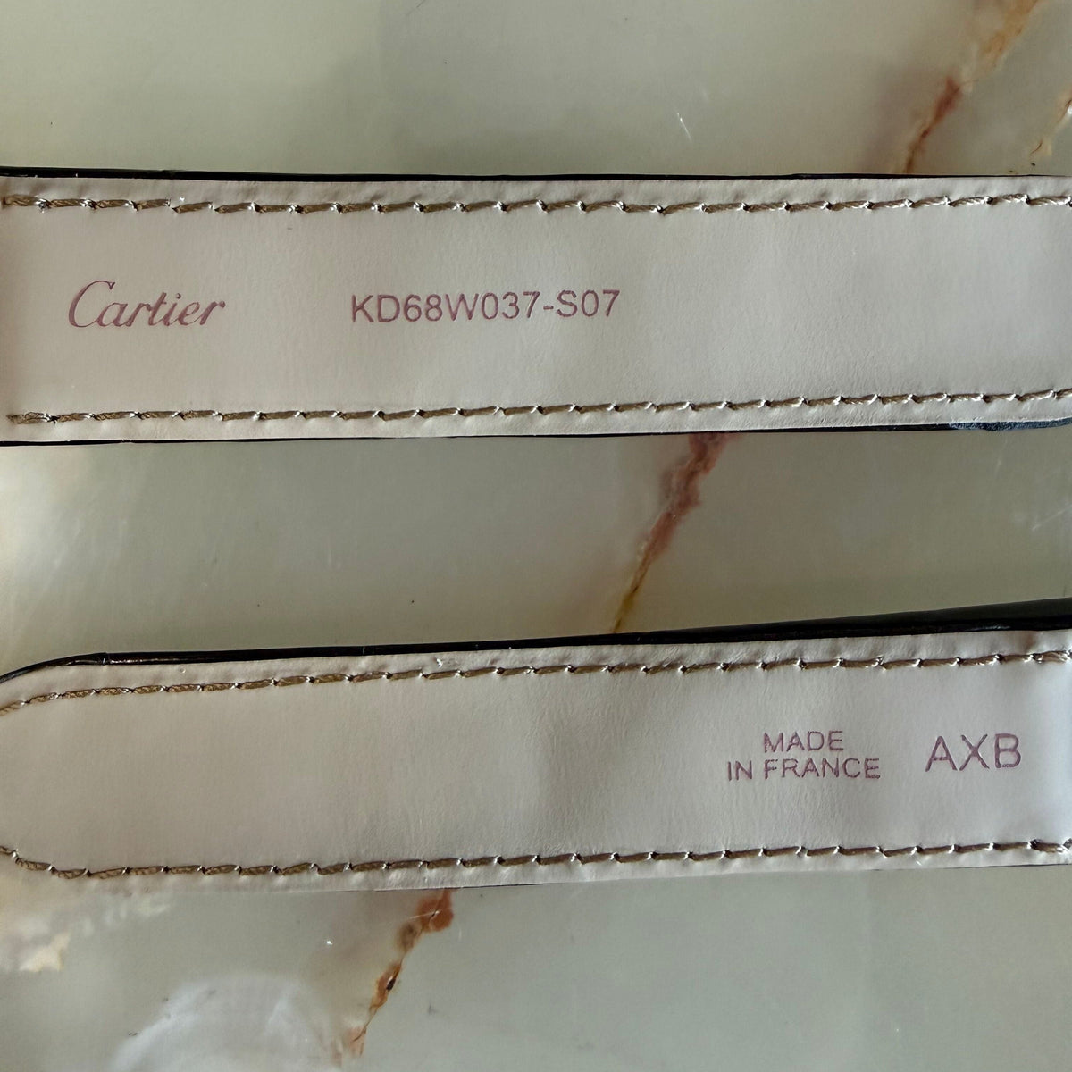 Authentic Cartier Black Alligator Quick Release Watch Strap Band 18.35mm