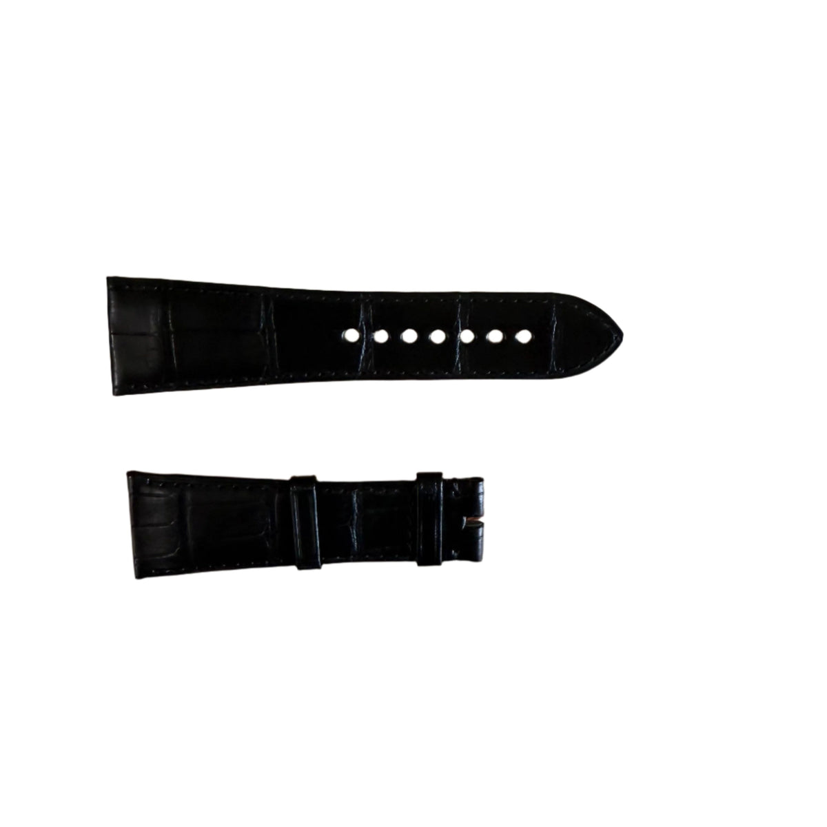 Authentic Cartier Black Alligator Watch Strap Band 20mm KD72AK97