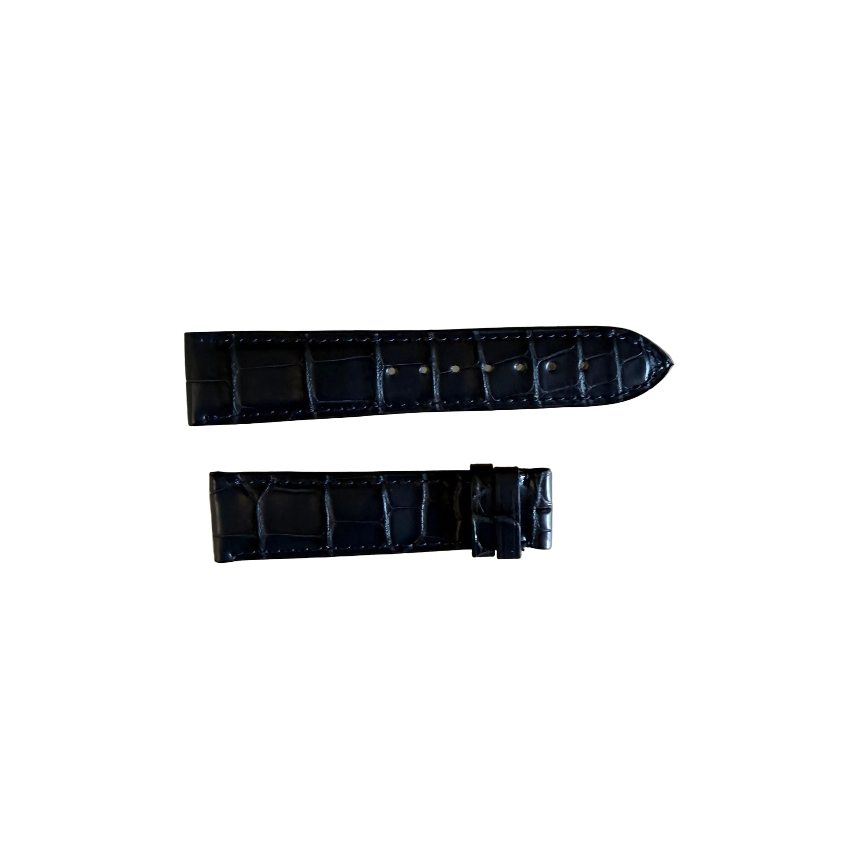 Authentic Cartier Blue Alligator Watch Strap Band 20mm KD18AK29