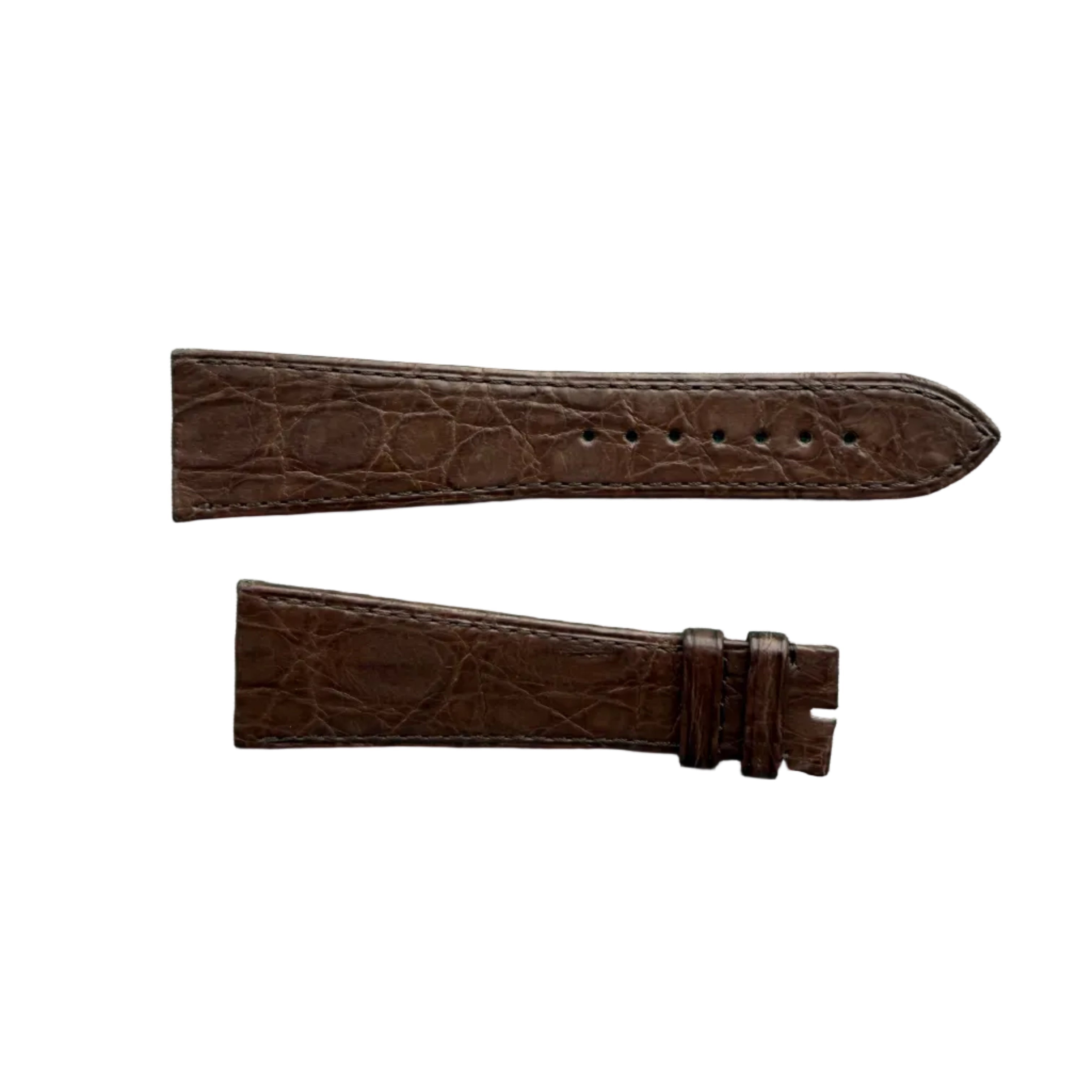 Authentic Cartier Brawn Alligator Watch Strap Band 24mm KD4MBC35-S22