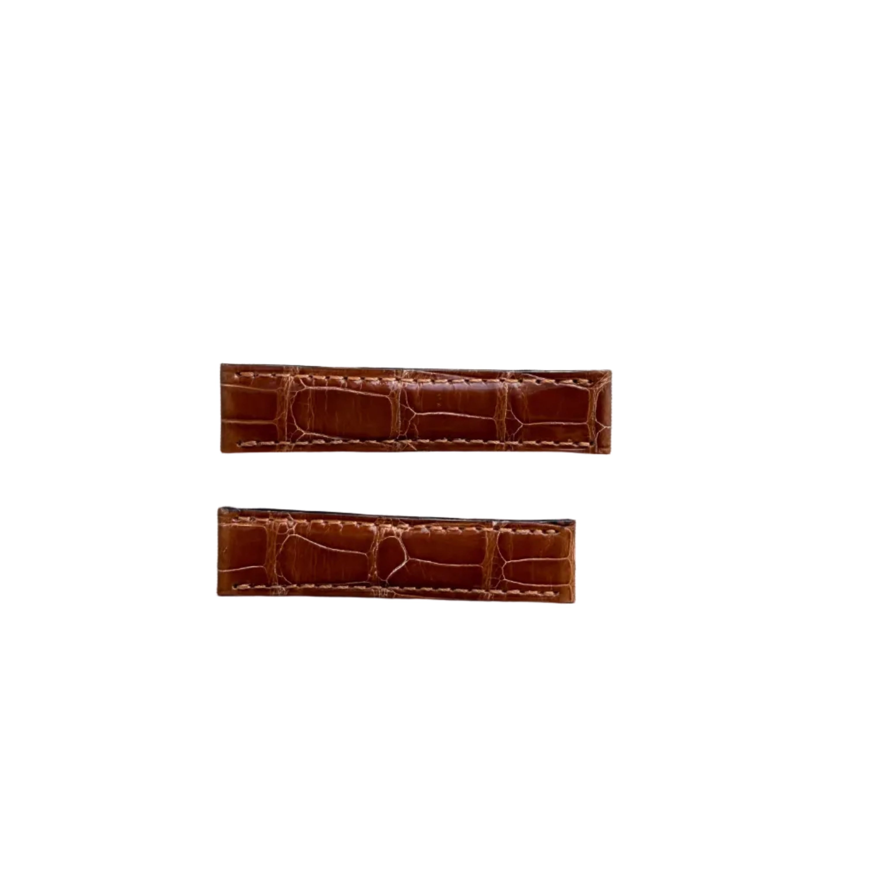 Authentic Cartier Brown Alligator Watch Strap Band 15mm KD53ZN67