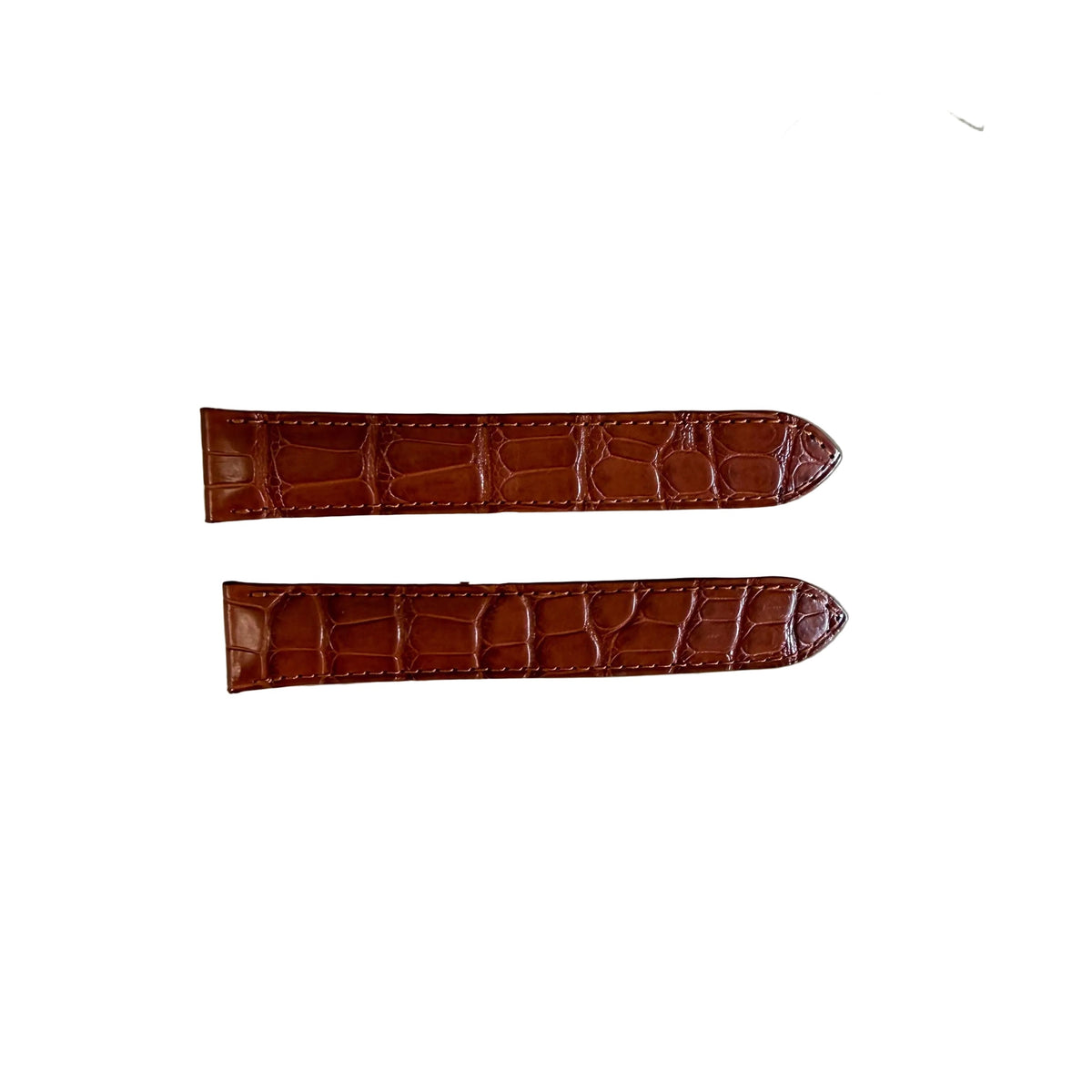 Authentic Cartier Brown Alligator Watch Strap Band 20mm KD5LJK18-S06