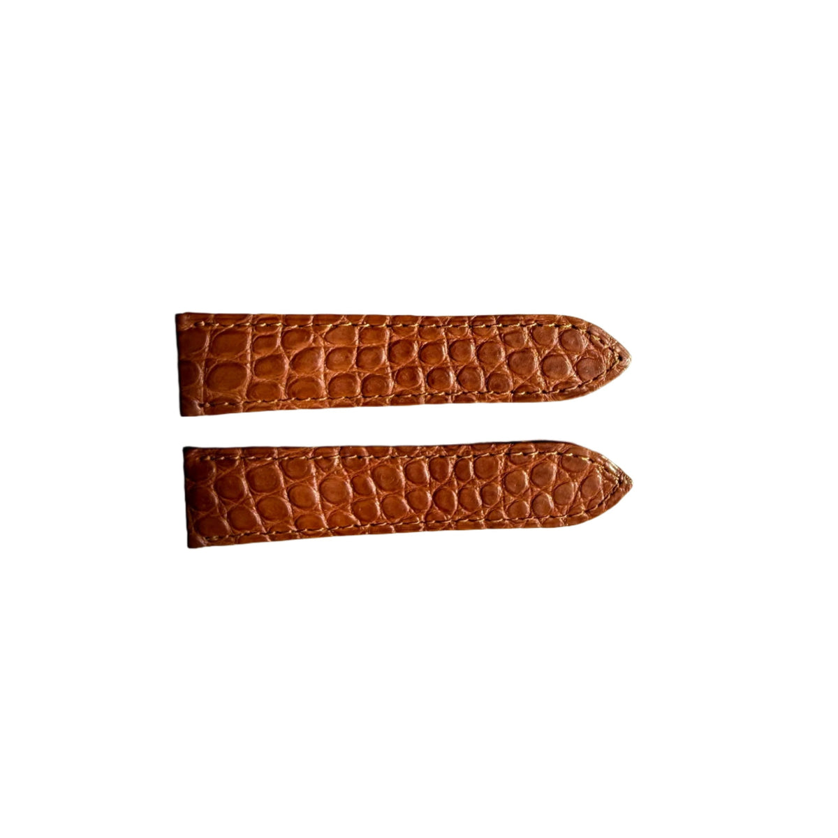 Authentic Cartier Brown Alligator Watch Strap Band 20mm KD98ZV10