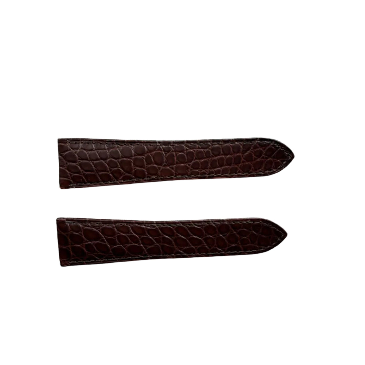 Authentic Cartier Brown Alligator Watch Strap Band 22.60mm KD4P9W25-S14