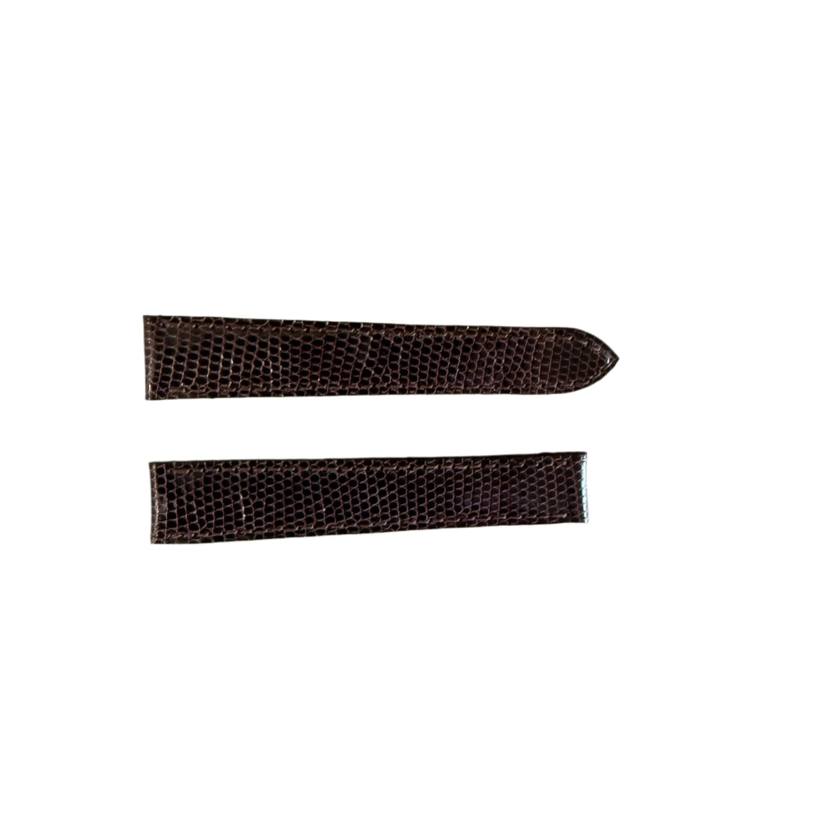Authentic Cartier Brown Lizard Watch Strap Band 16mm KD02D306
