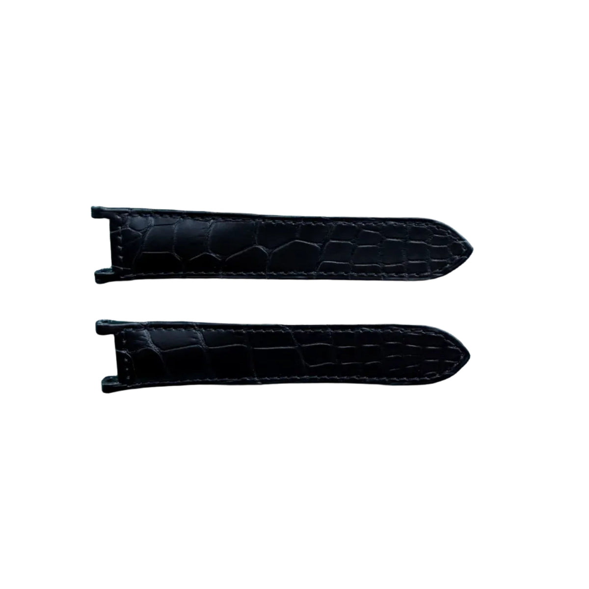 Authentic Cartier Pasha Black Alligator Watch Strap Band 20.85mm KD1H9K97-S06