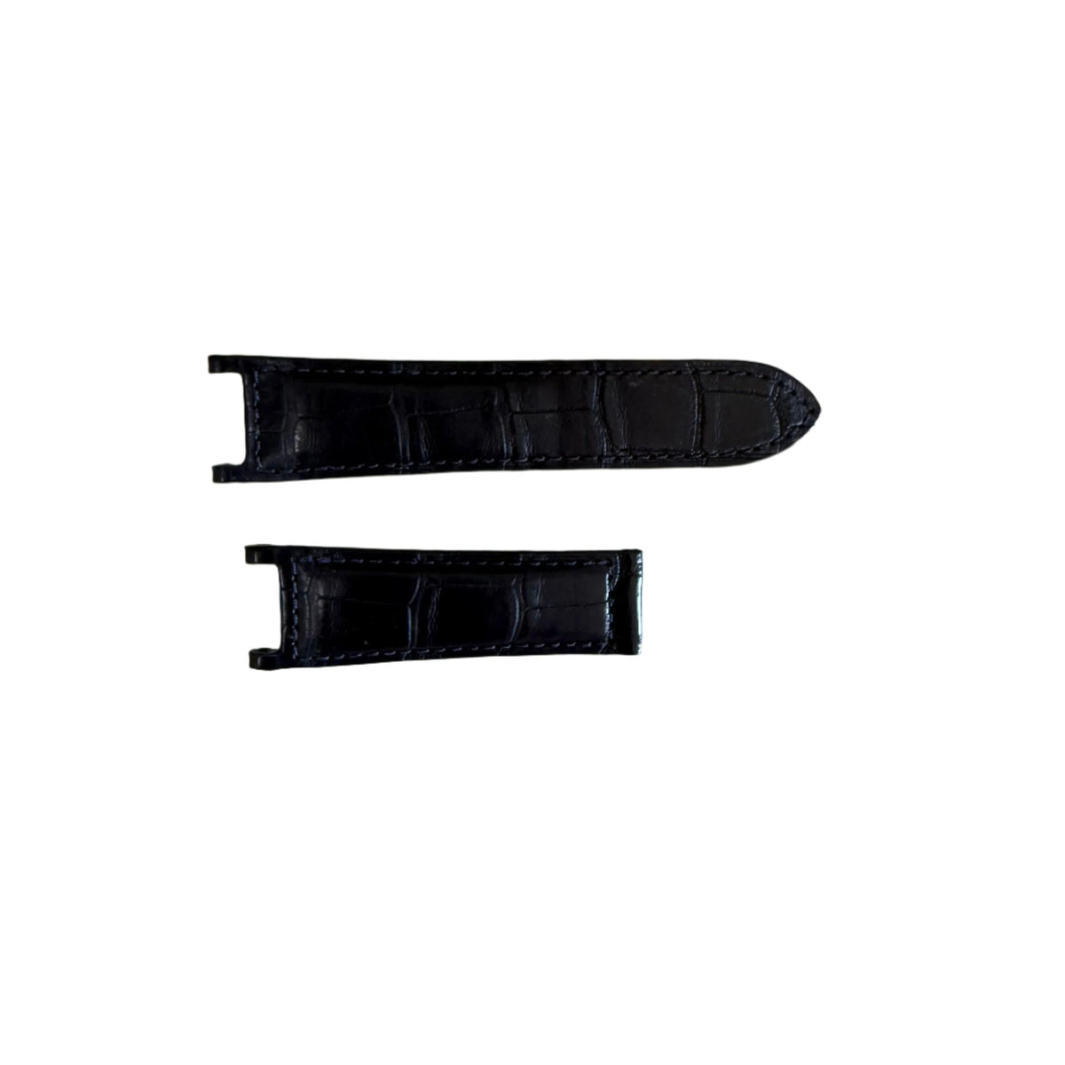 Authentic Cartier Pasha Black Alligator Watch Strap Band 21mm KD1HSK29