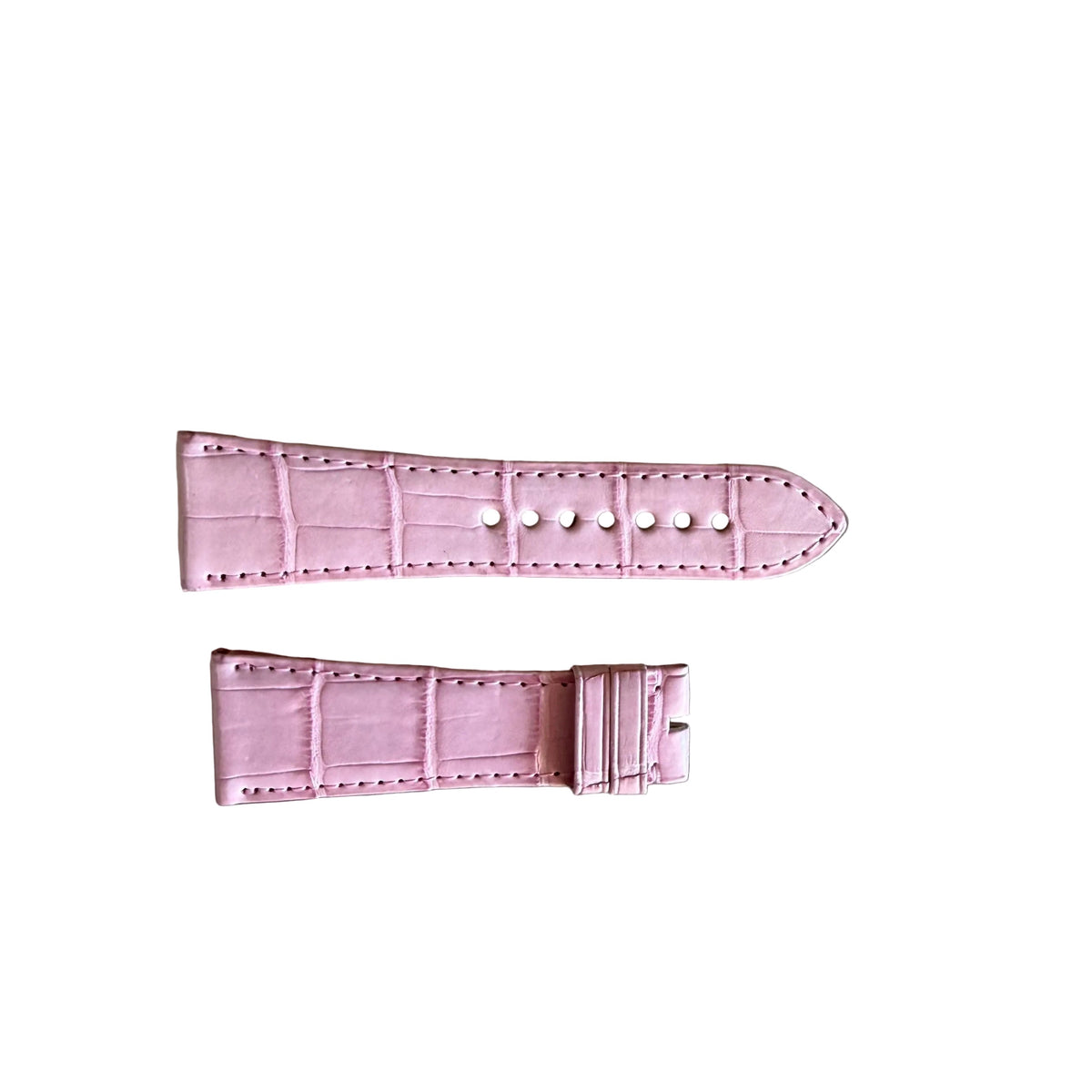 Authentic Cartier Pink Alligator Watch Strap Band 25mm