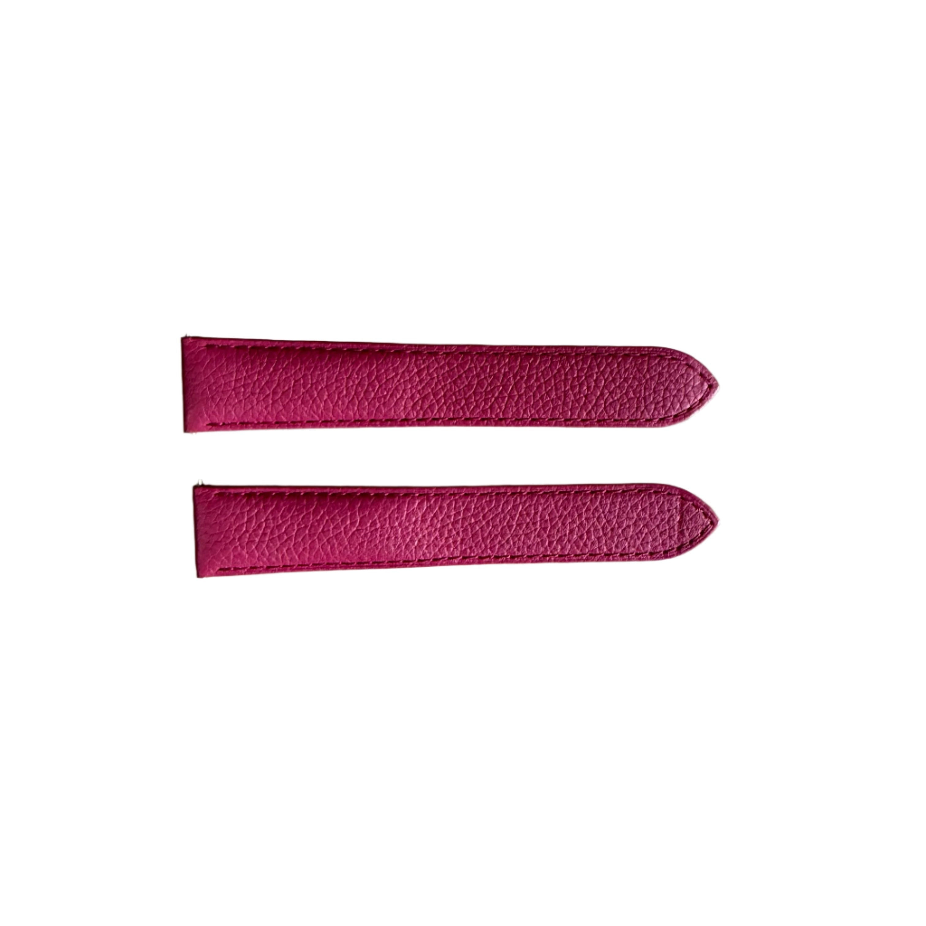 Authentic Cartier Pink Calfskin Watch Strap Band 20mm KD6XJAC5
