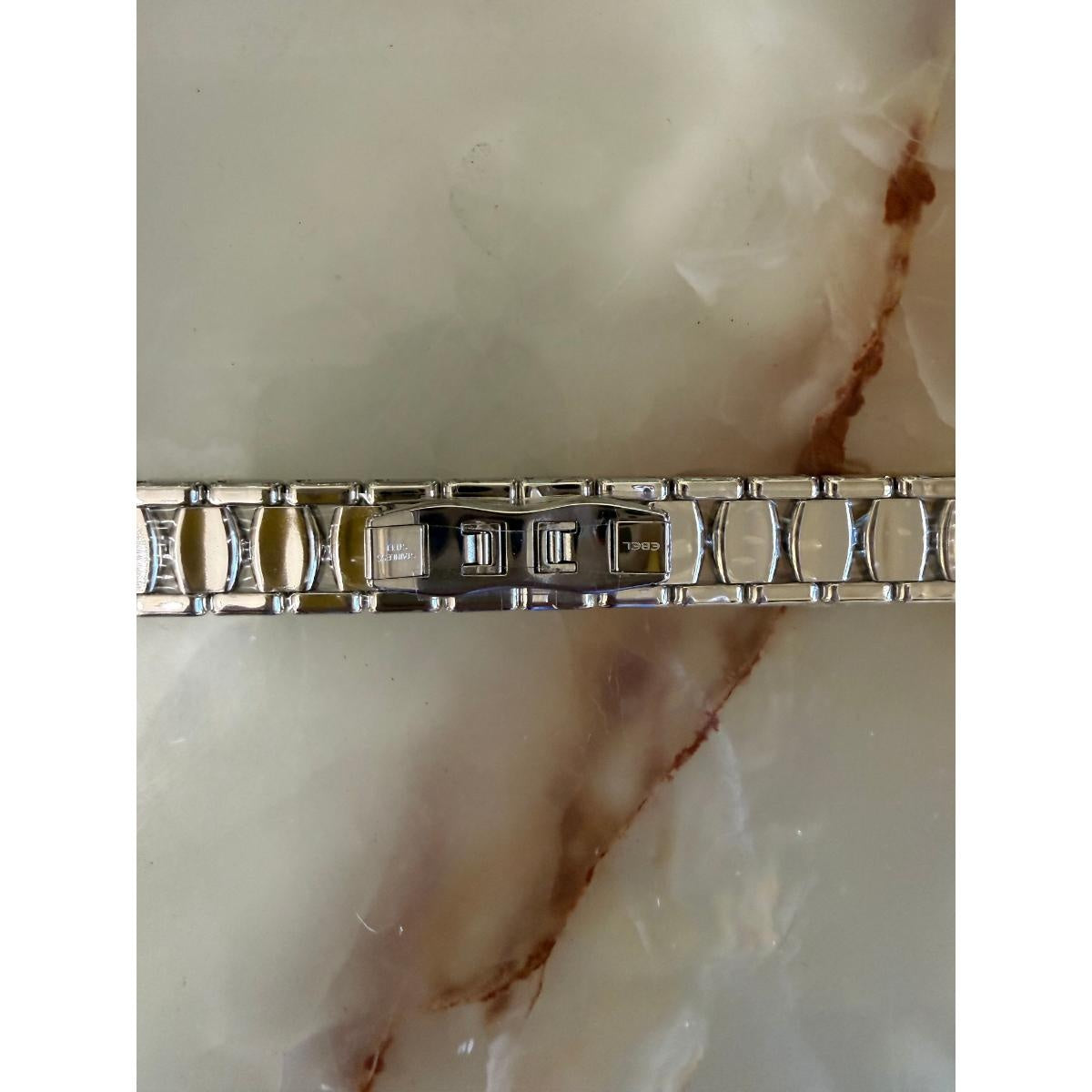 Authentic Ebel Beluga Stainless Steel Watch Bracelet 18mm 9980G31D70-SS-GD