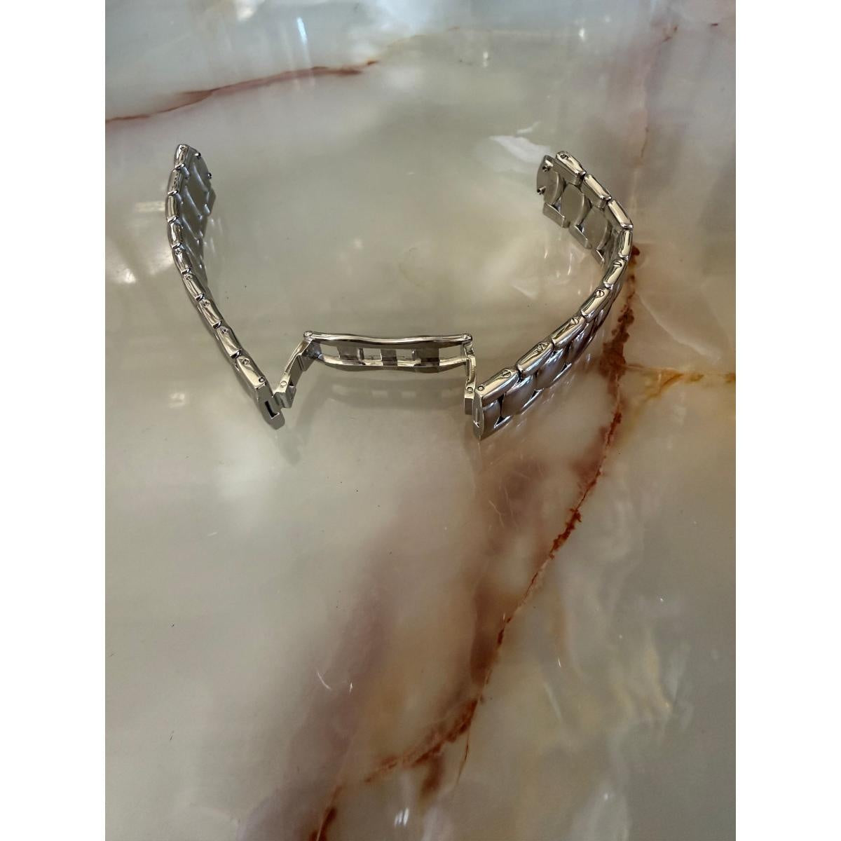 Authentic Ebel Beluga Stainless Steel Watch Bracelet 18mm 9980G31D70-SS-GD