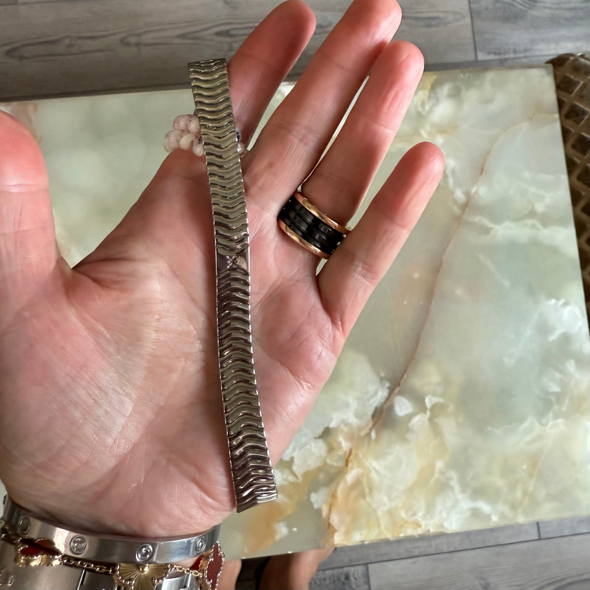 Authentic Ebel Stainless Steel Watch Bracelet 12mm