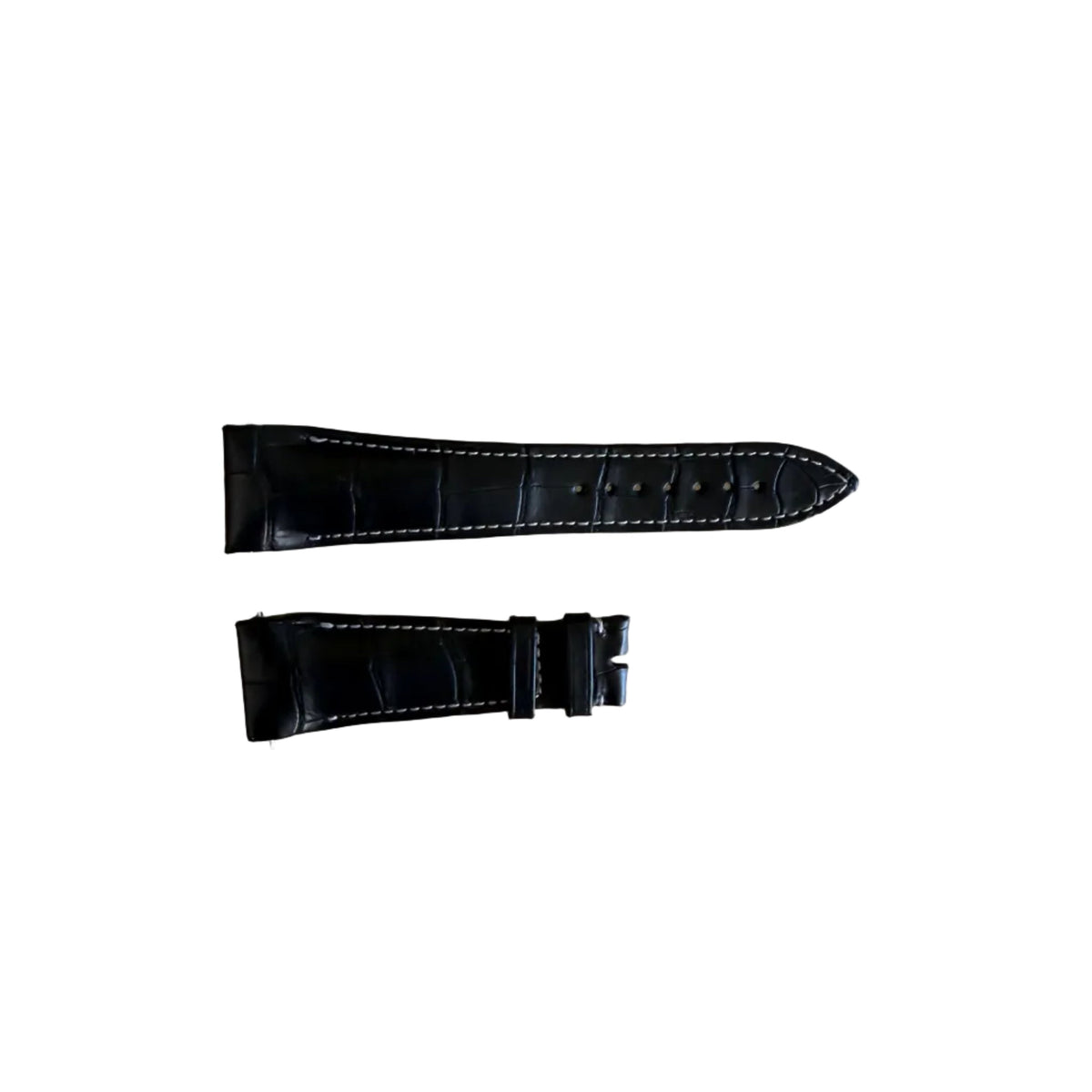 Authentic Franck Muller Black Crocodile Quick Release Watch Strap Band 24mm