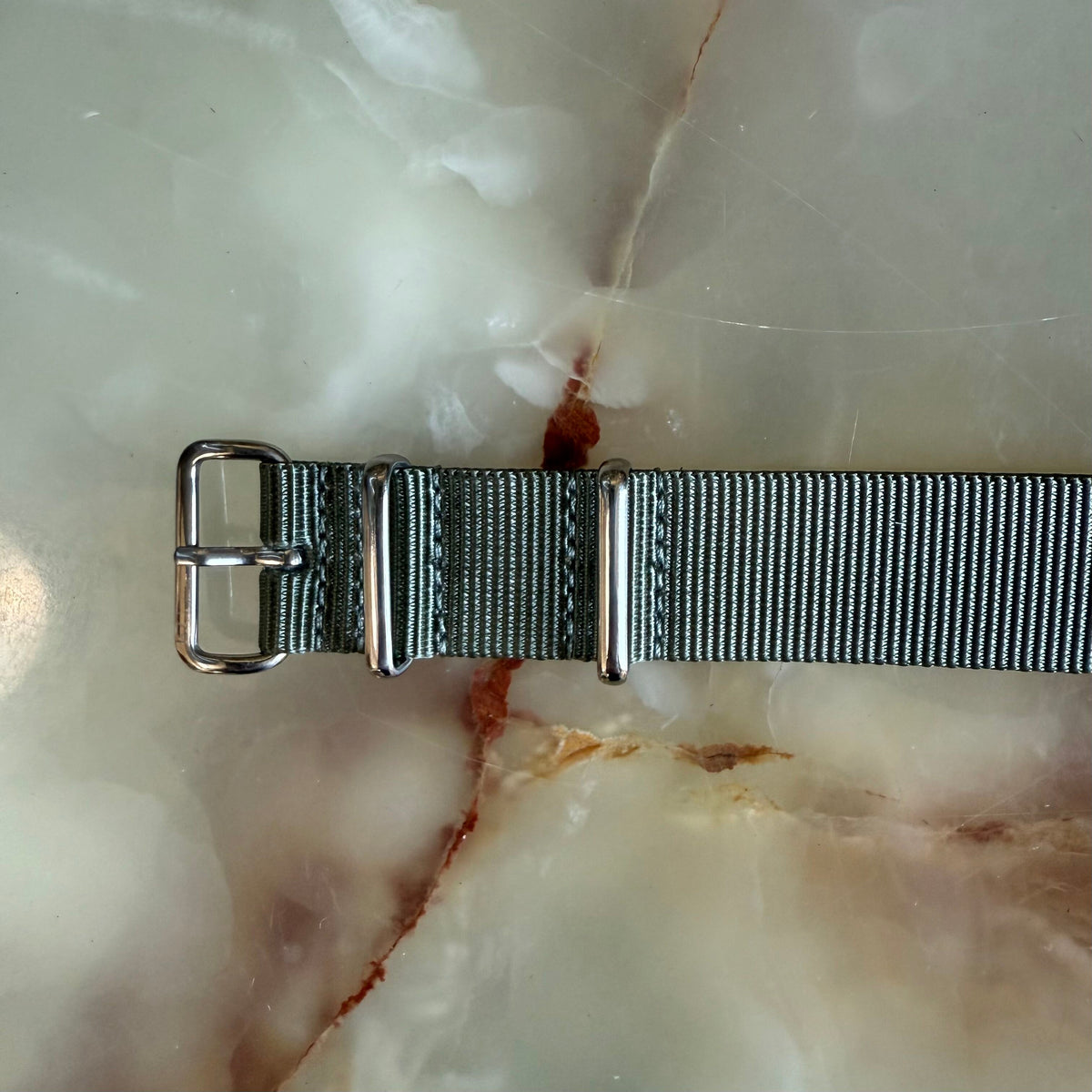 Authentic Frederique Constant Green Texture Watch Strap Band 20mm with Buckle