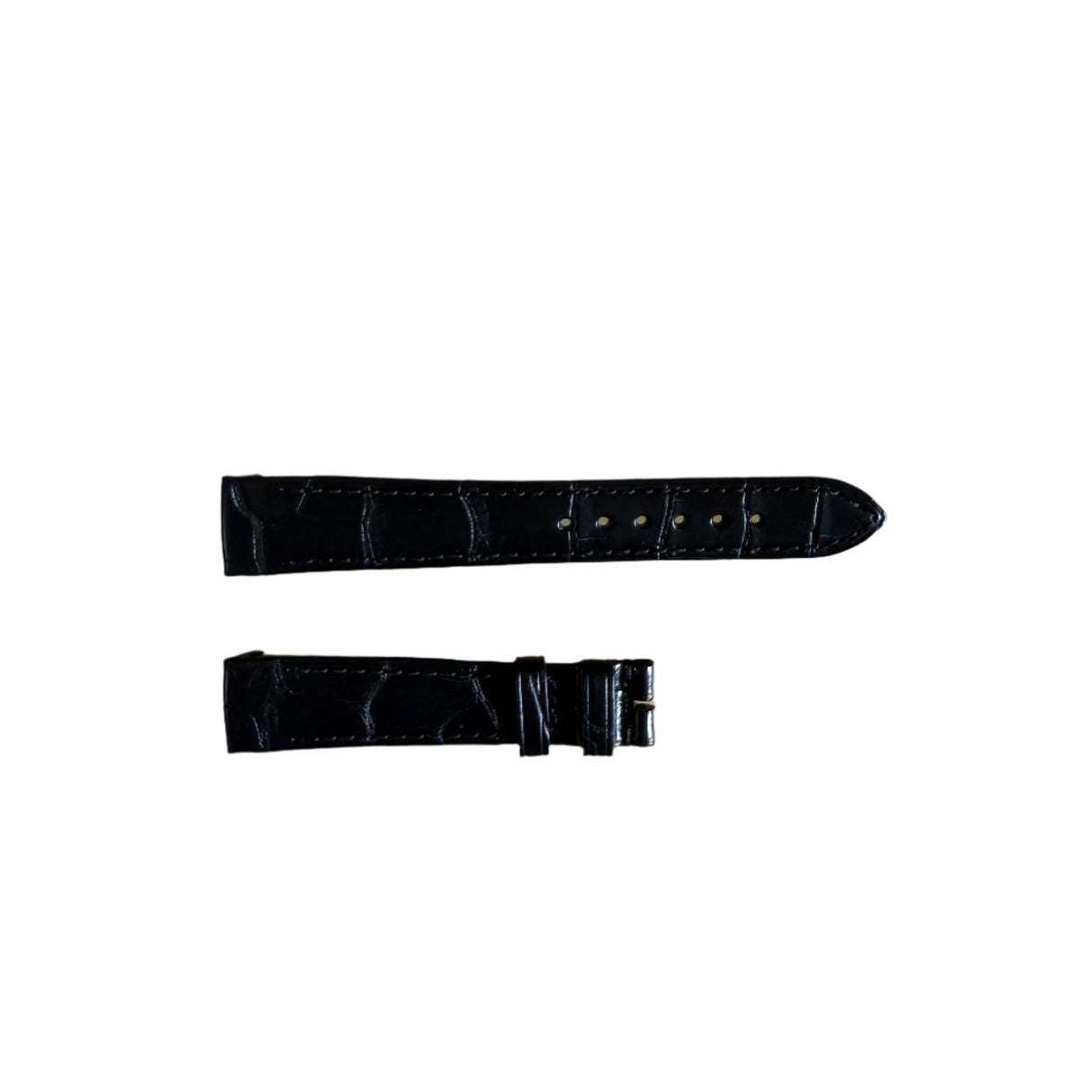 Authentic Girard Perregaux Black Crocodile Watch Strap Band 16mm