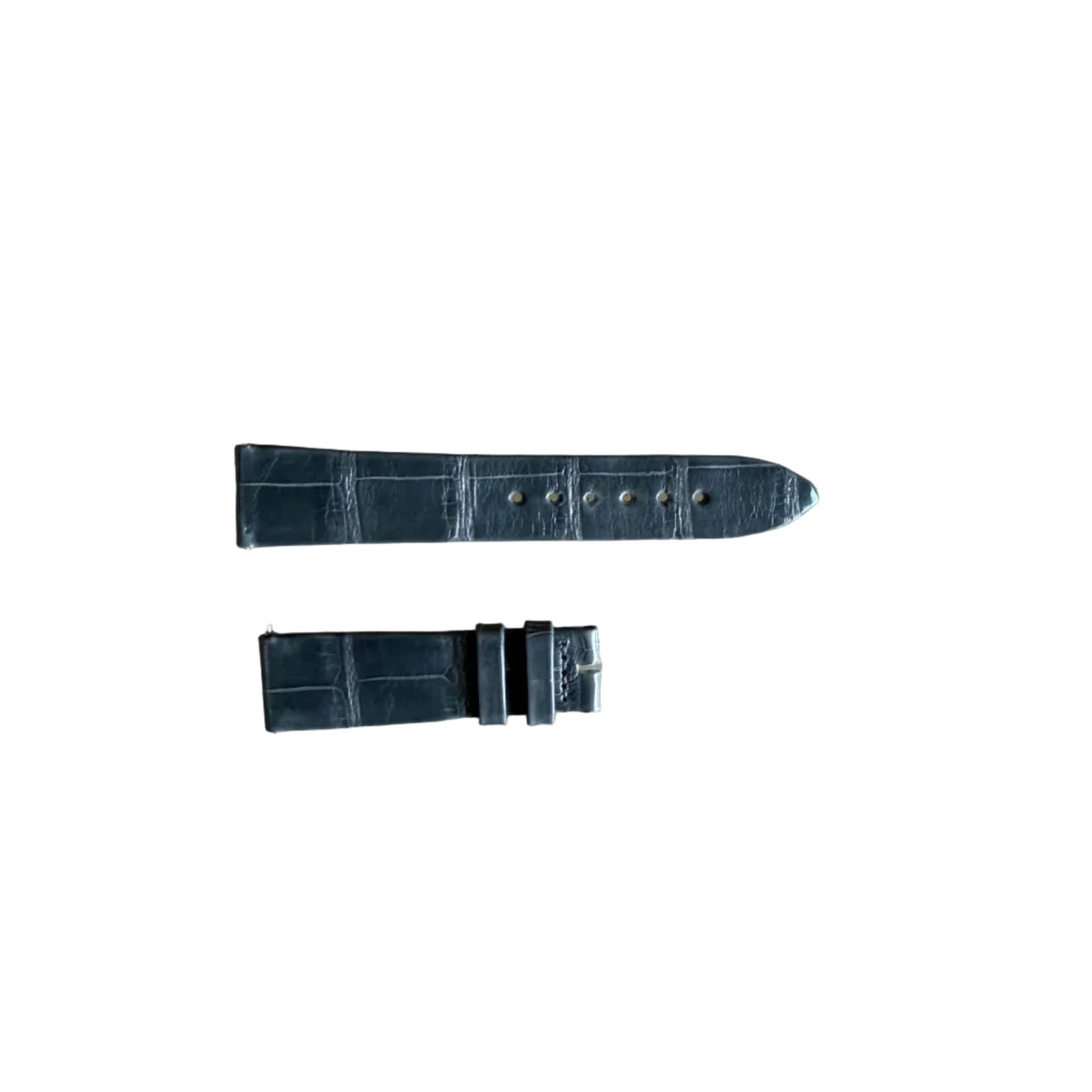 Authentic Jaeger LeCoultre Gray Alligator Watch Strap Band 16mm