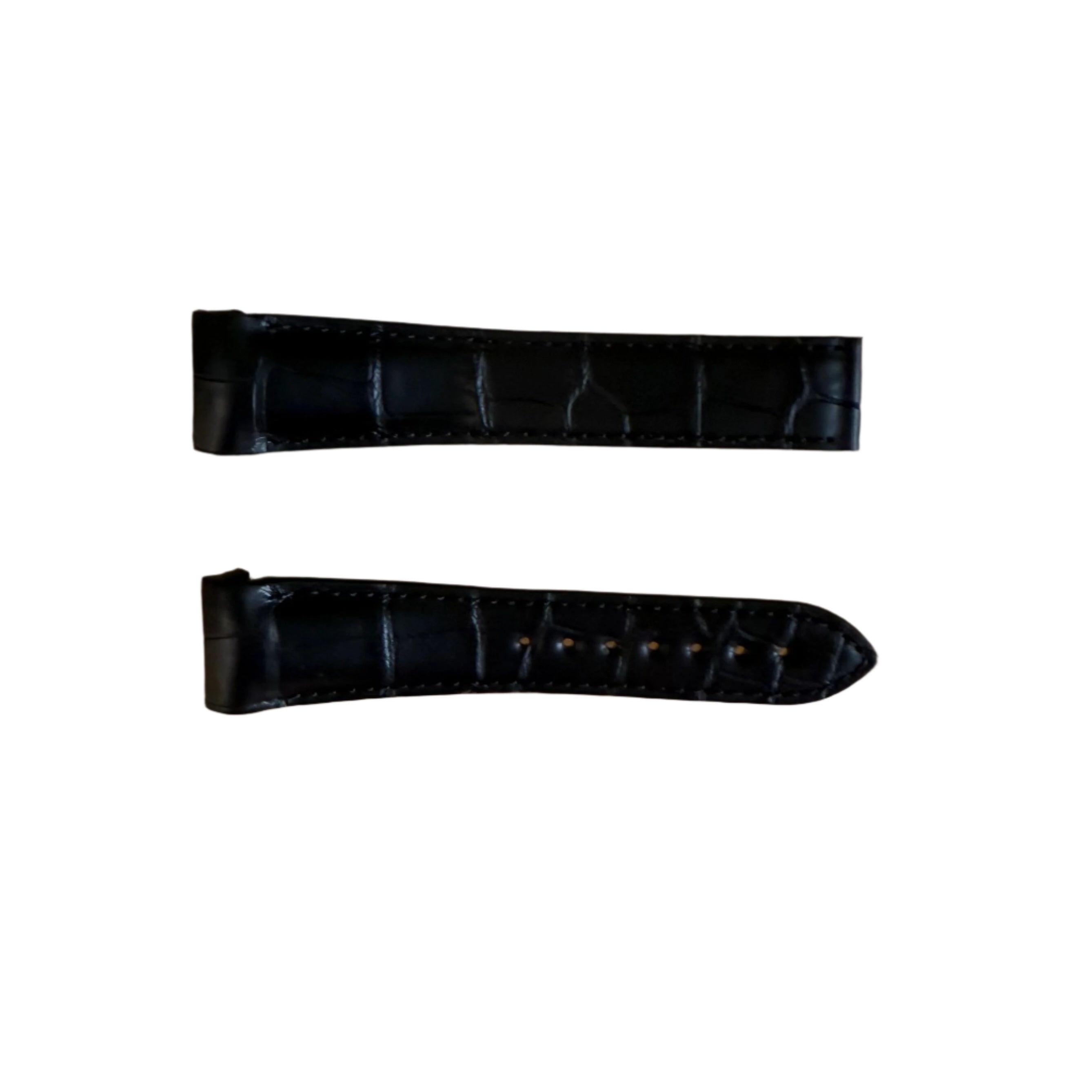 Authentic Omega Black Alligator Watch Strap Band 22mm 98000271