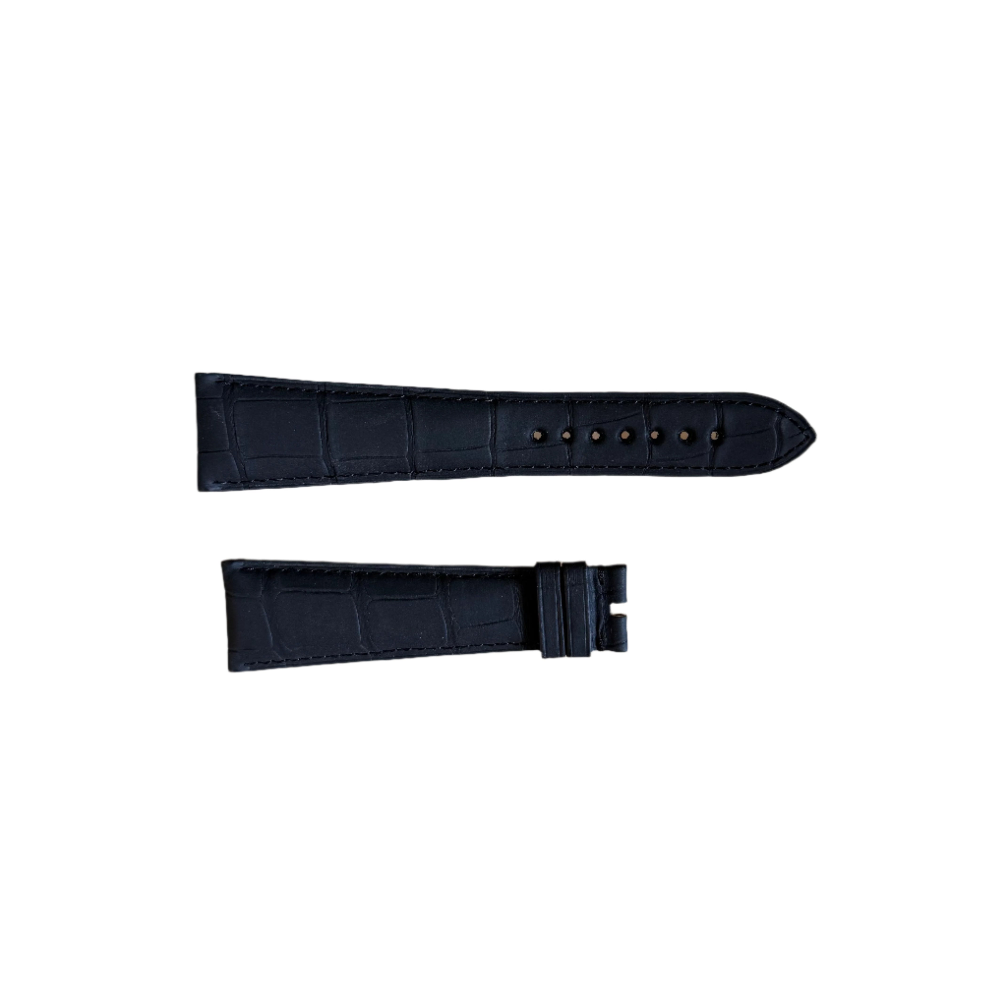 Authentic Omega Black Rubber Watch Strap Band 24mm 98000362