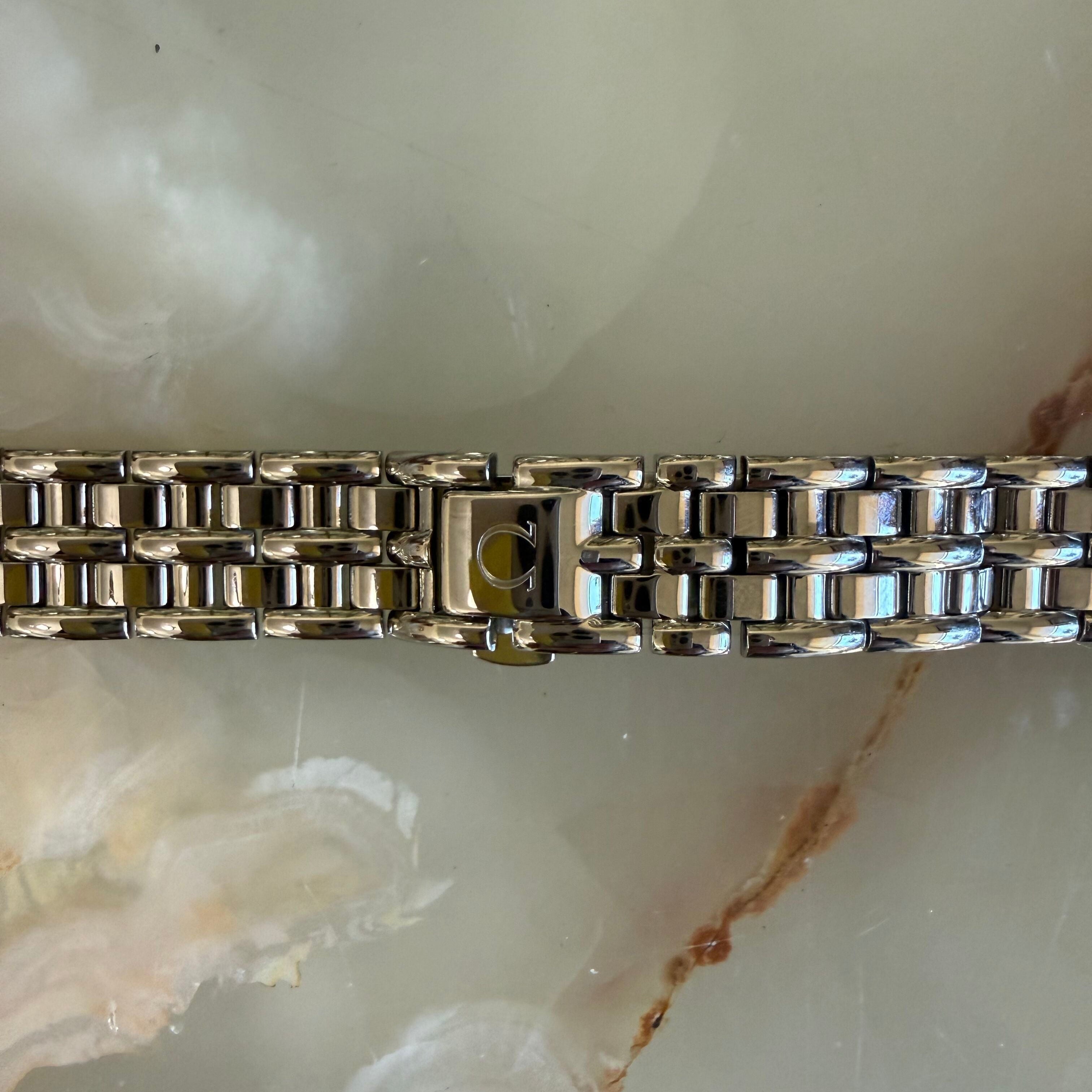 Authentic Omega Ladie's Steel Watch Bracelet 6101/433 12mm