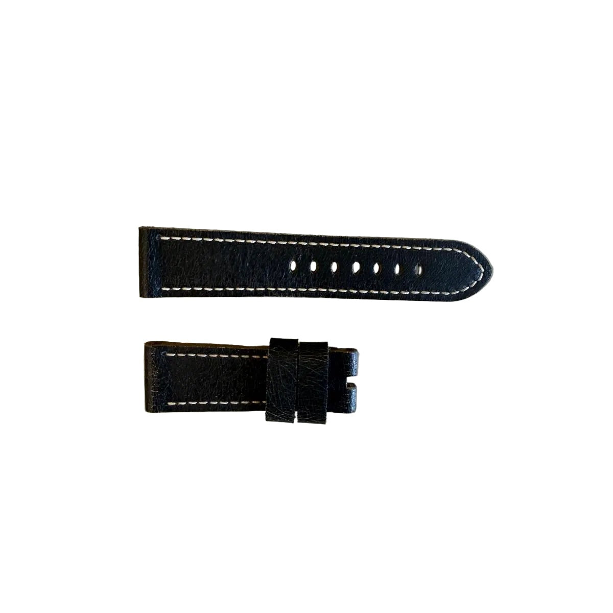 Authentic Panerai Brown Leather Watch Strap Band 24mm