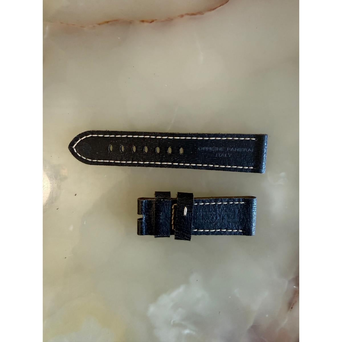 Authentic Panerai Brown Leather Watch Strap Band 24mm